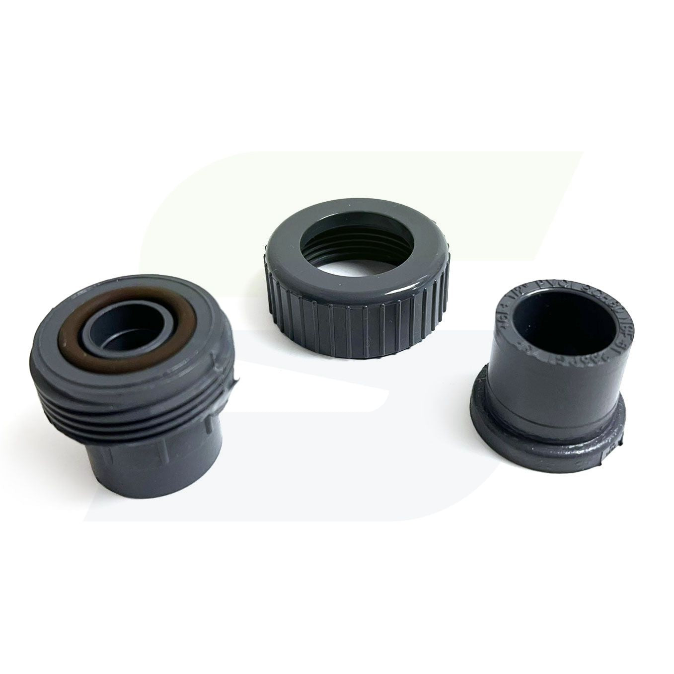 857-005 - 1/2" Schedule 80 PVC Union with Viton O-Ring - Socket x Socket