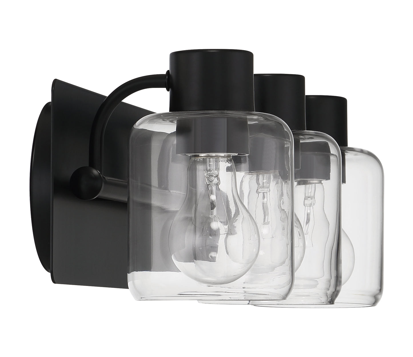 17720FB3 - Rori 3 Light 20" Wide Vanity Light - Flat Black
