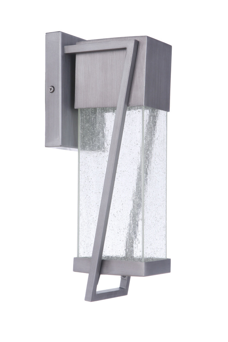 ZA4404-BT-LED - Bryce 1 Light 14" High Outdoor Wall Lantern - Brushed Titanium