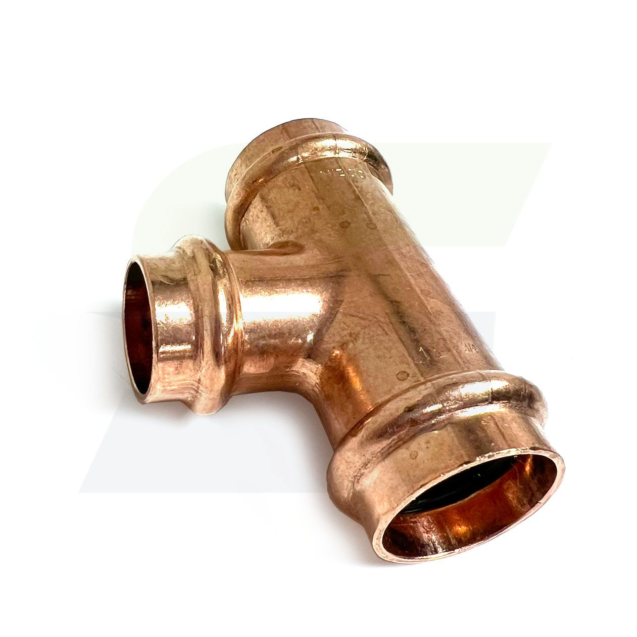 PC611 - Copper 1" x 1" 3/4" Press Tee