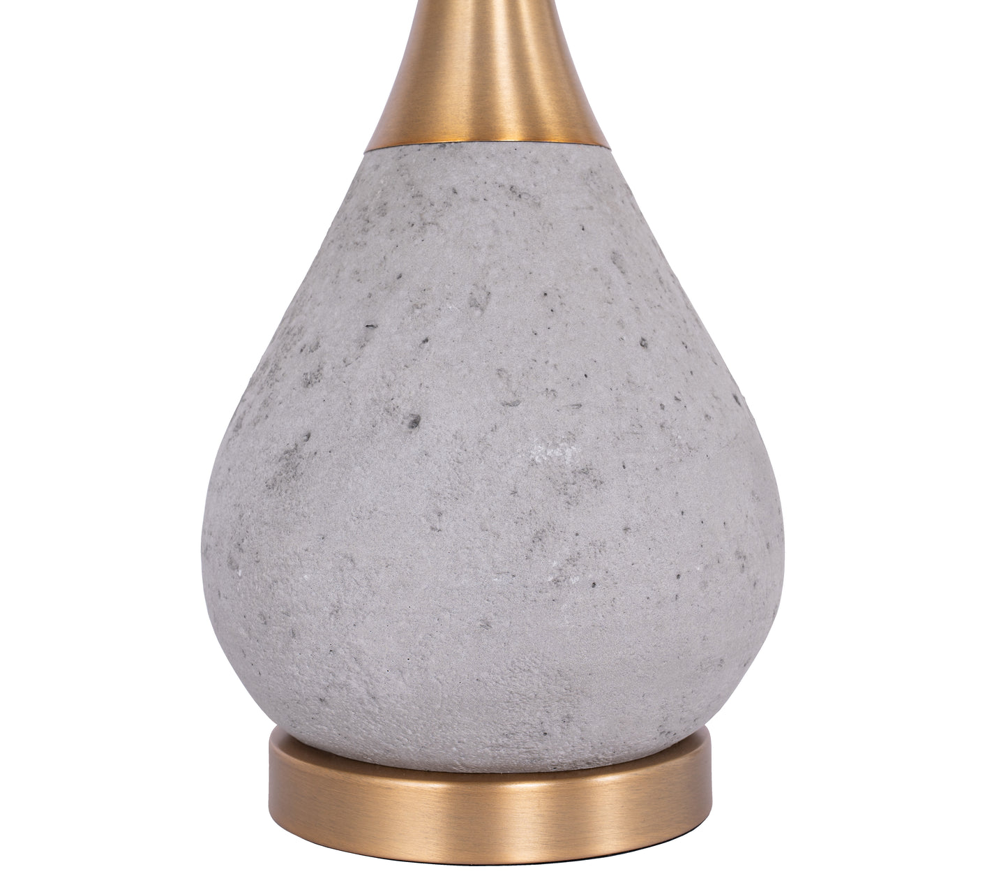 86237 - 1 Light 25" High Table Lamp - Concrete Brass