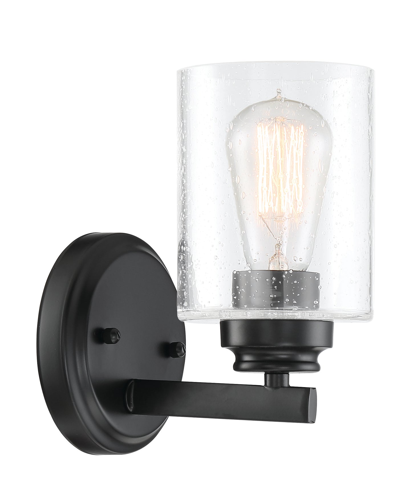 50501-FB - Bolden 1 Light 8.5" High Wall Sconce - Flat Black