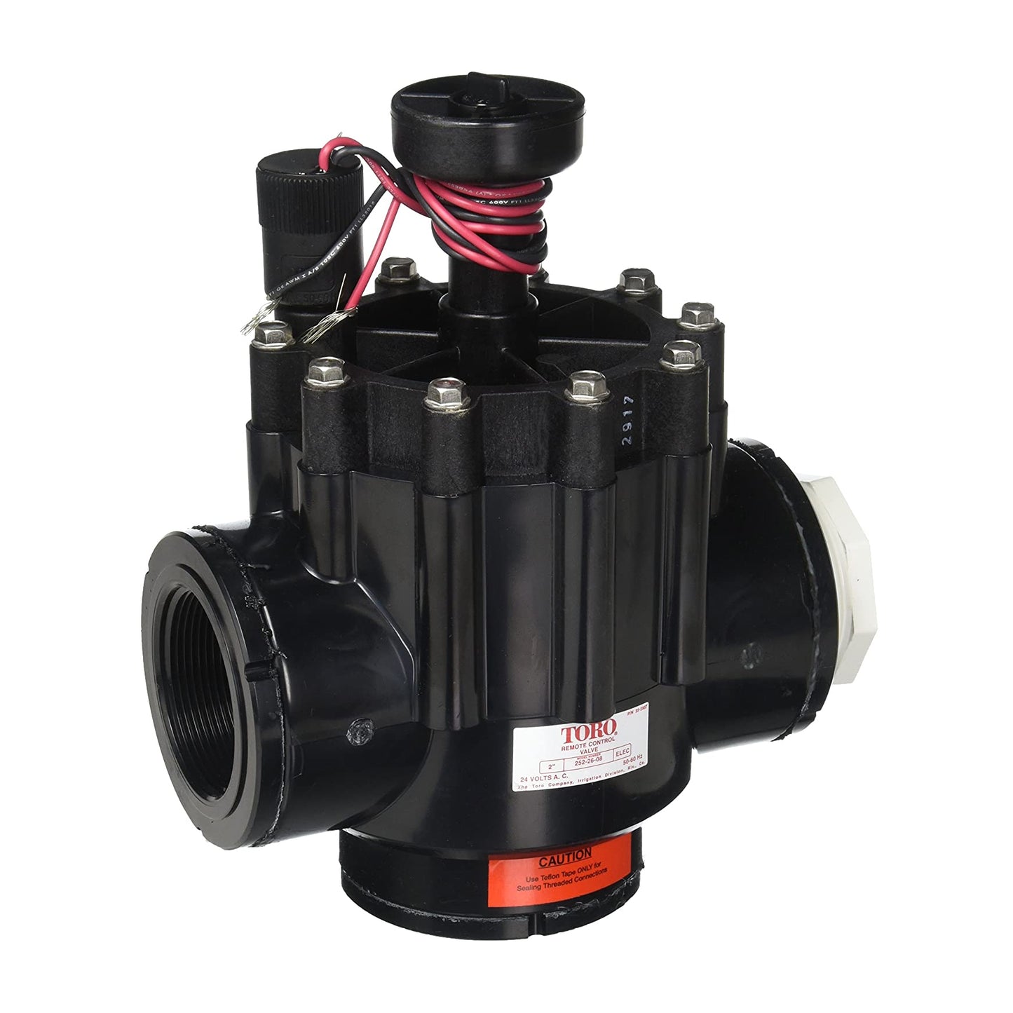 252-26-08 - 2" FPT Electric Globe / Angle Valve with Flow Control - 252 Series