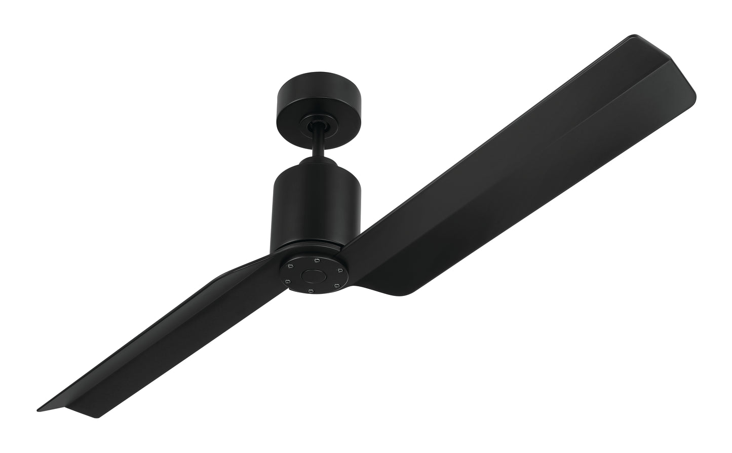 SLK56FB2 - Sleek 56" 2 Blade Indoor Outdoor Ceiling Fan - Flat Black