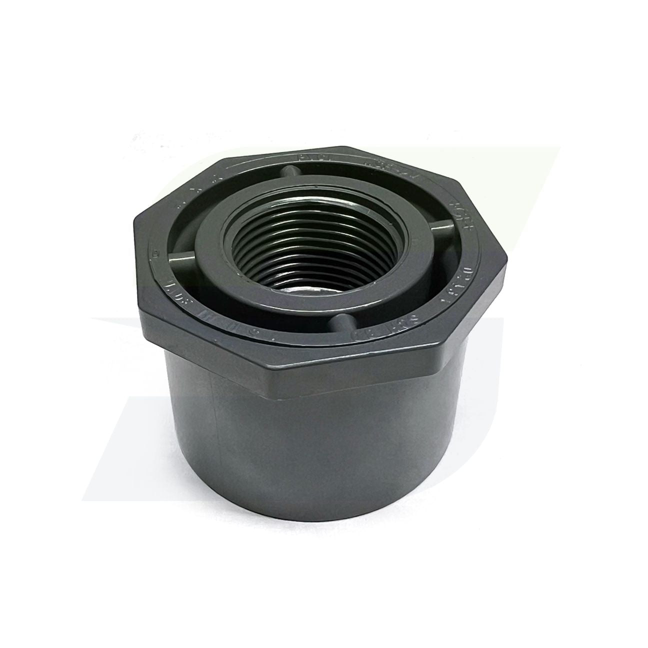 838-249 - 2" Spigot x 1" FNPT Schedule 80 PVC Reducing Bushing