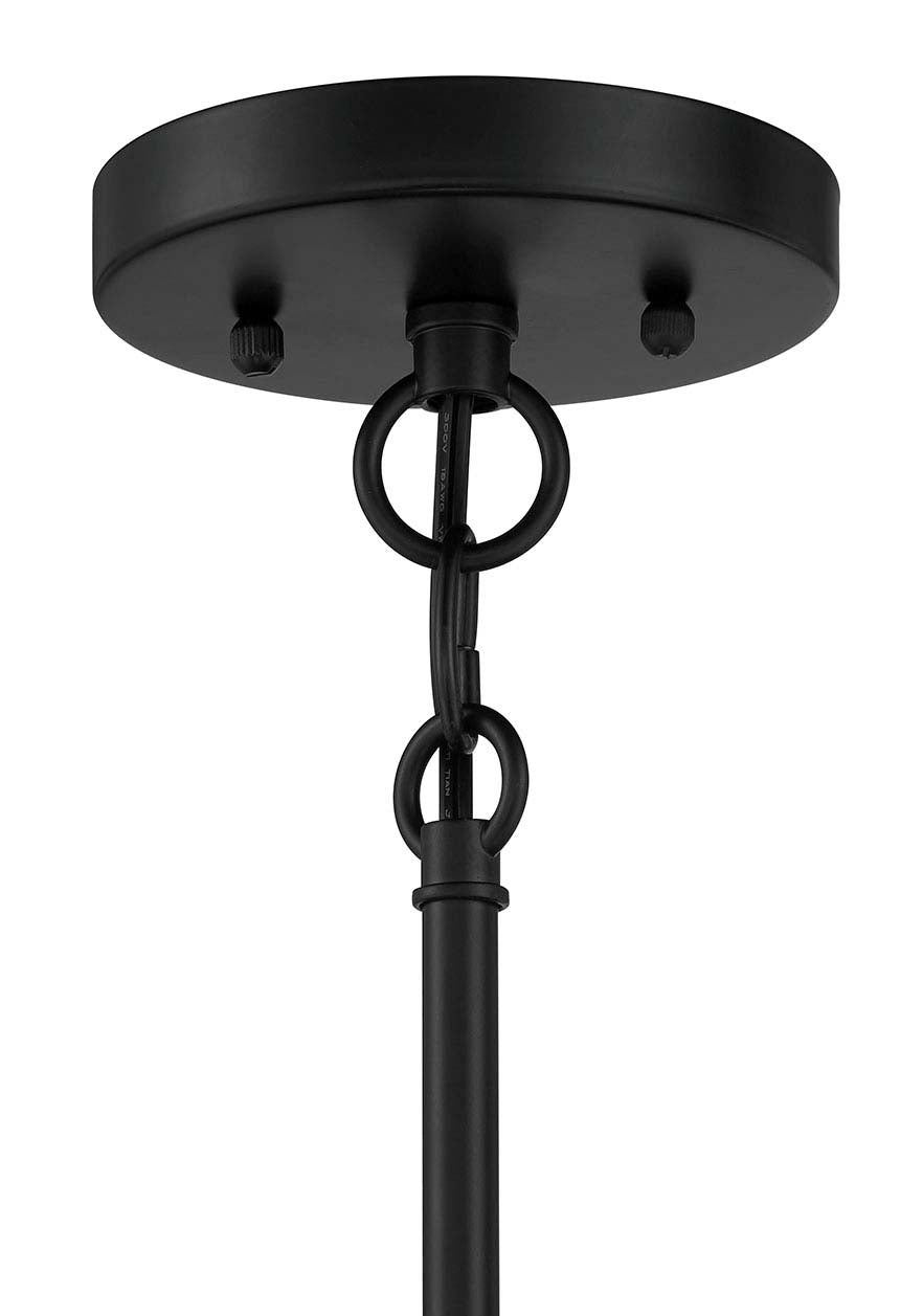 56034-FB - Stowe 4 Light 15" Wide Foyer Light - Flat Black