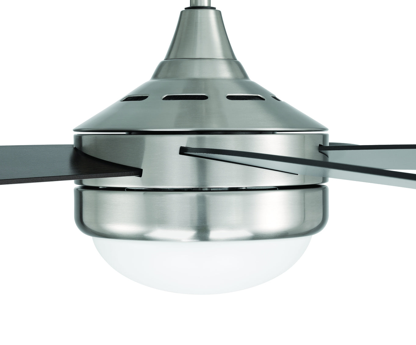 PHZ52BNK5-BNGW - Phaze II 5- Blade 52" 5 Blade Ceiling Fan with Light Kit - Brushed Nickel