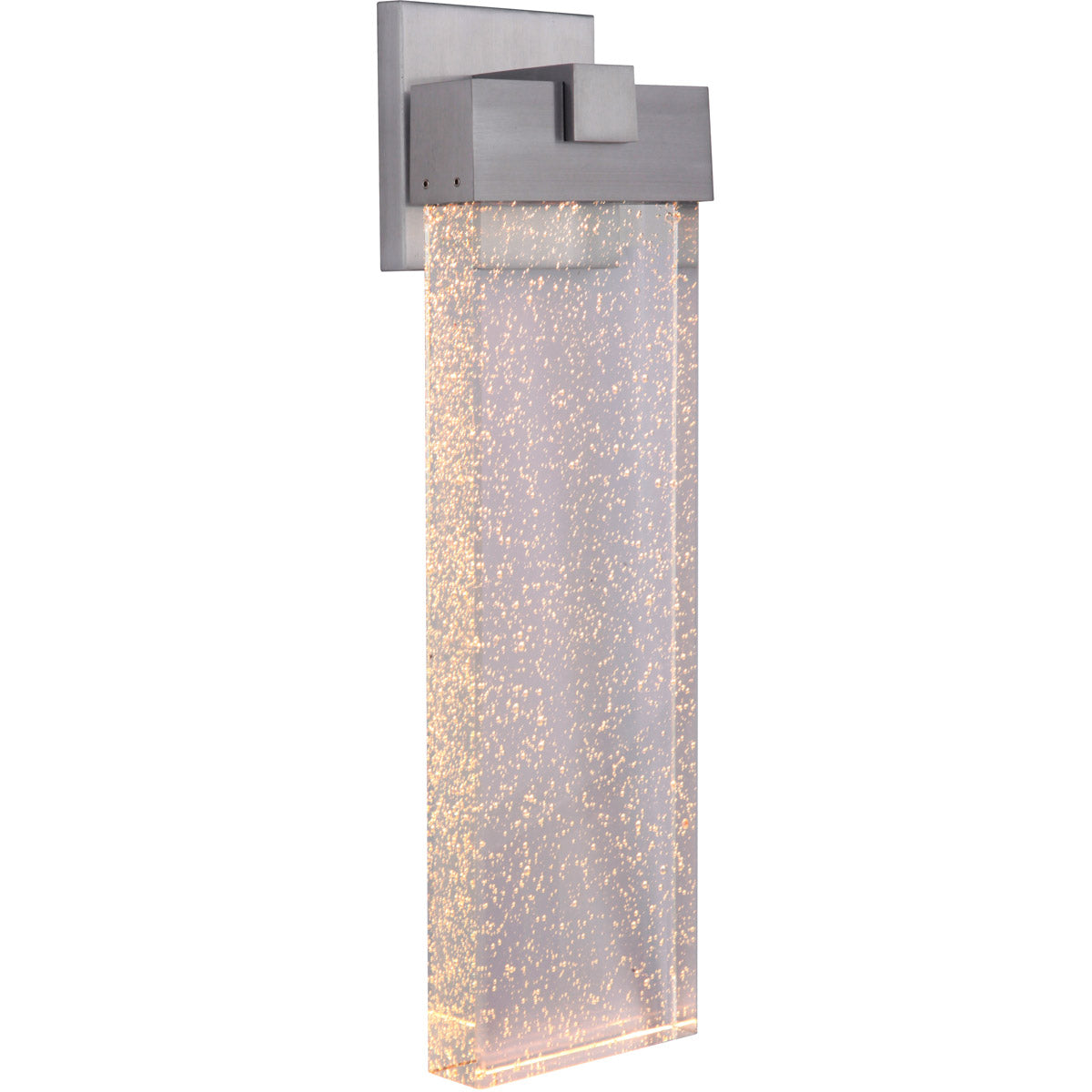 Z1624-SA-LED - Aria 1 Light 23" High Outdoor Wall Lantern - Satin Aluminum