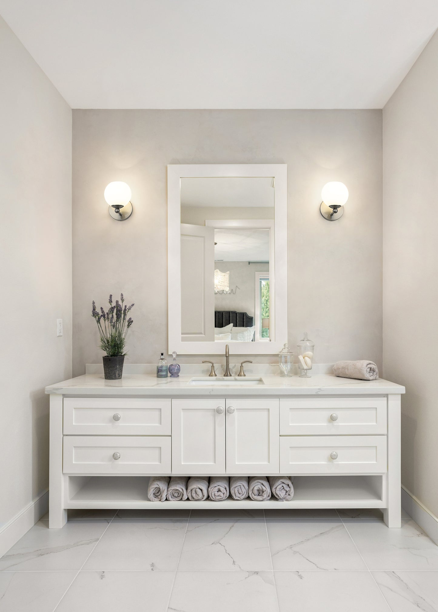 1100-1S-BN - Neoma 1 Light Wall 7" Sconce - Brushed Nickel