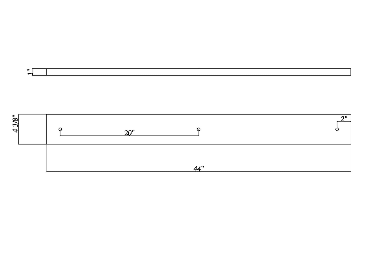 CP4403-BN - Multi Point Canopy 3 Light Ceiling 4" Plate - Brushed Nickel