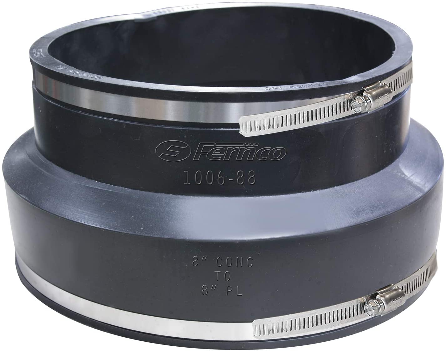 1006-88 - Concrete to Cast Iron / Plastic / Copper / Steel / Lead Flexible Coupling - 8"