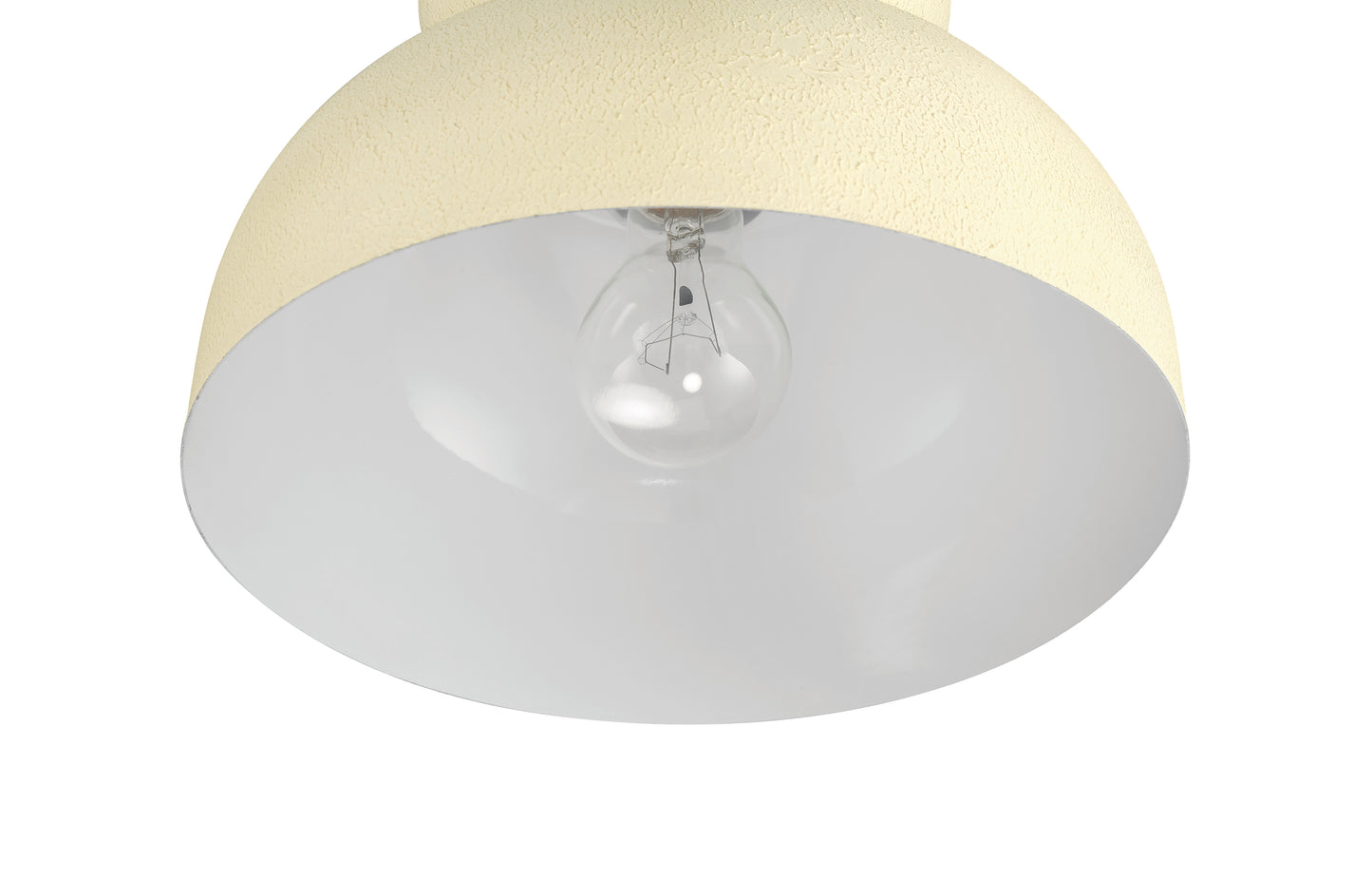 59181-CW - Ventura Dome 1 Light 10.5" Wide Flush Mount - Cottage White
