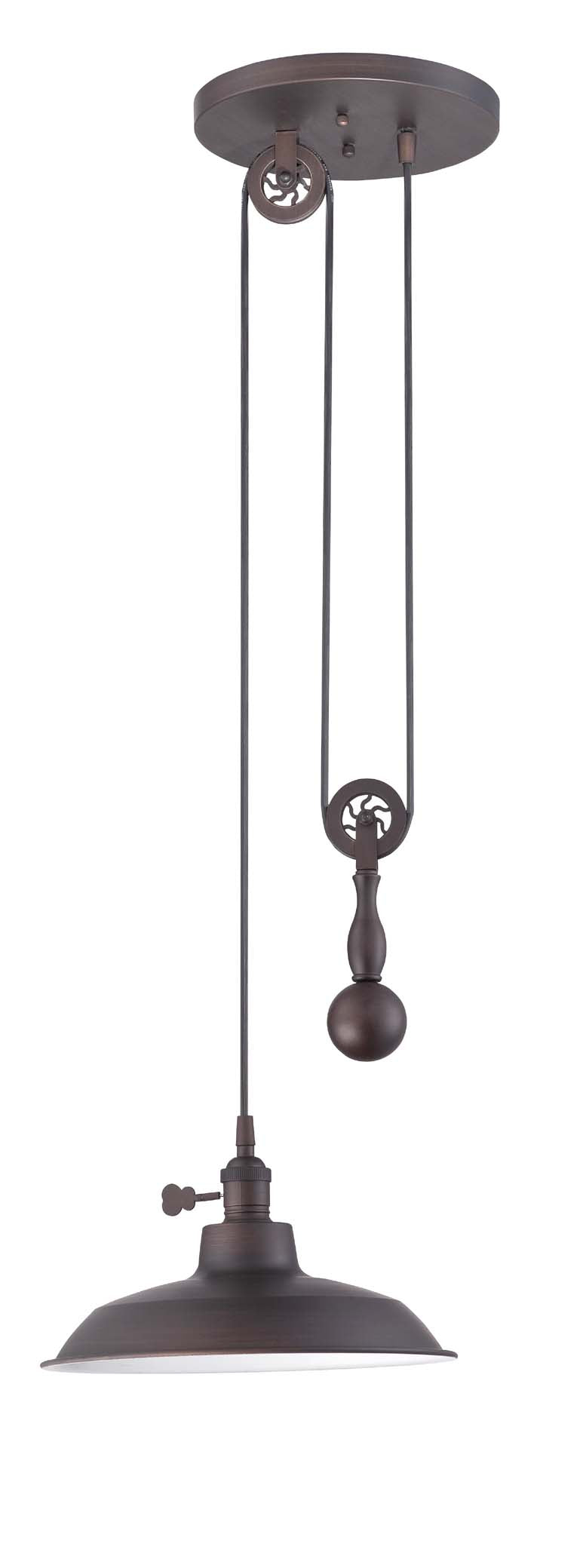 P400-ABZ - Pendant 1 Light 11.75" Wide Mini Pendant - Aged Bronze Brushed