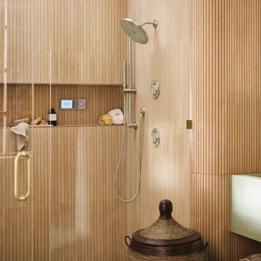 TS1422BN - Mosaic Body Spray in Brushed Nickel