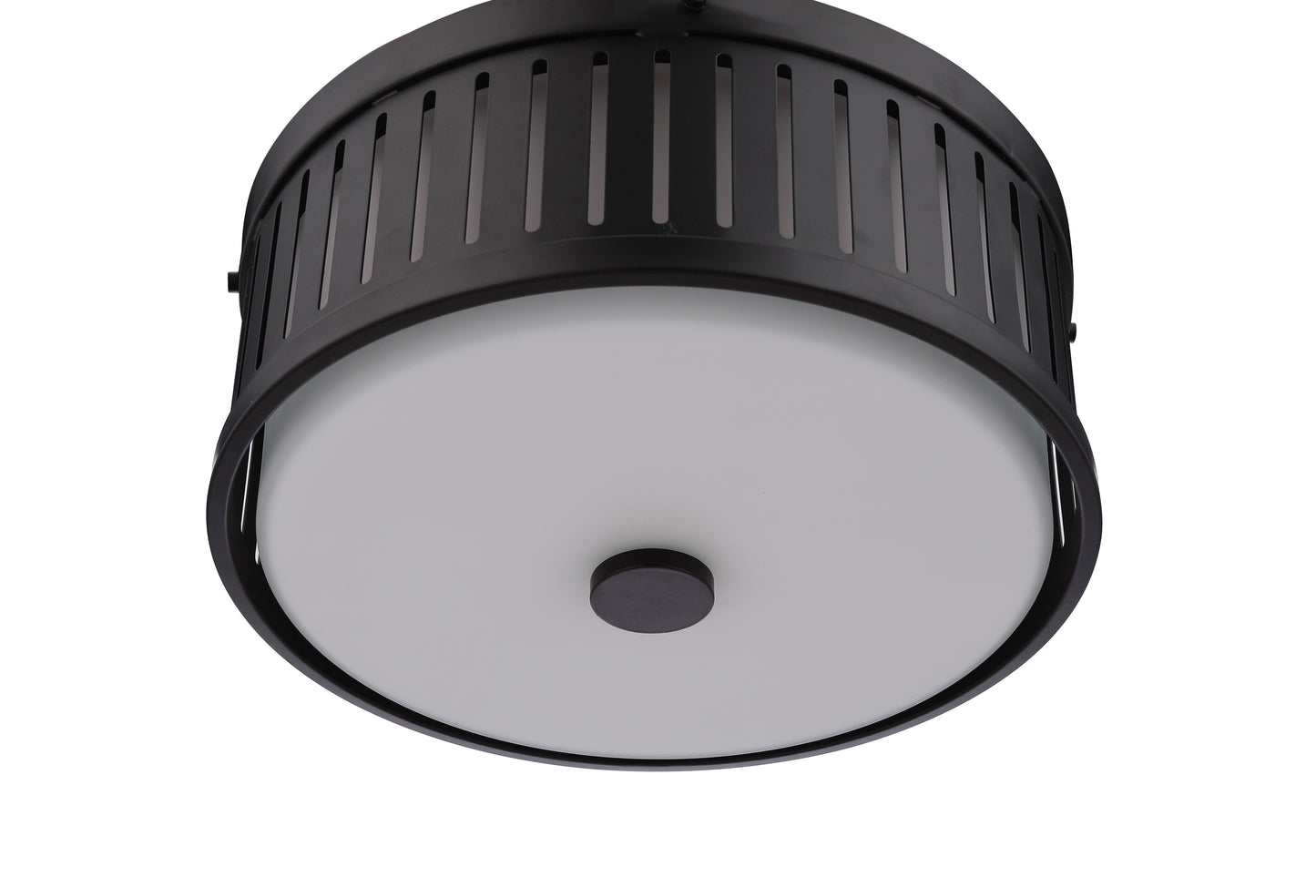 X3313-FB - Livingston 3 Light 13" Wide Flush Mount - Flat Black