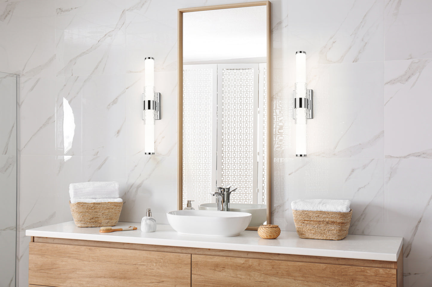 1015-25W-CH-LED - Egon 1 Light 25" Vanity - Chrome