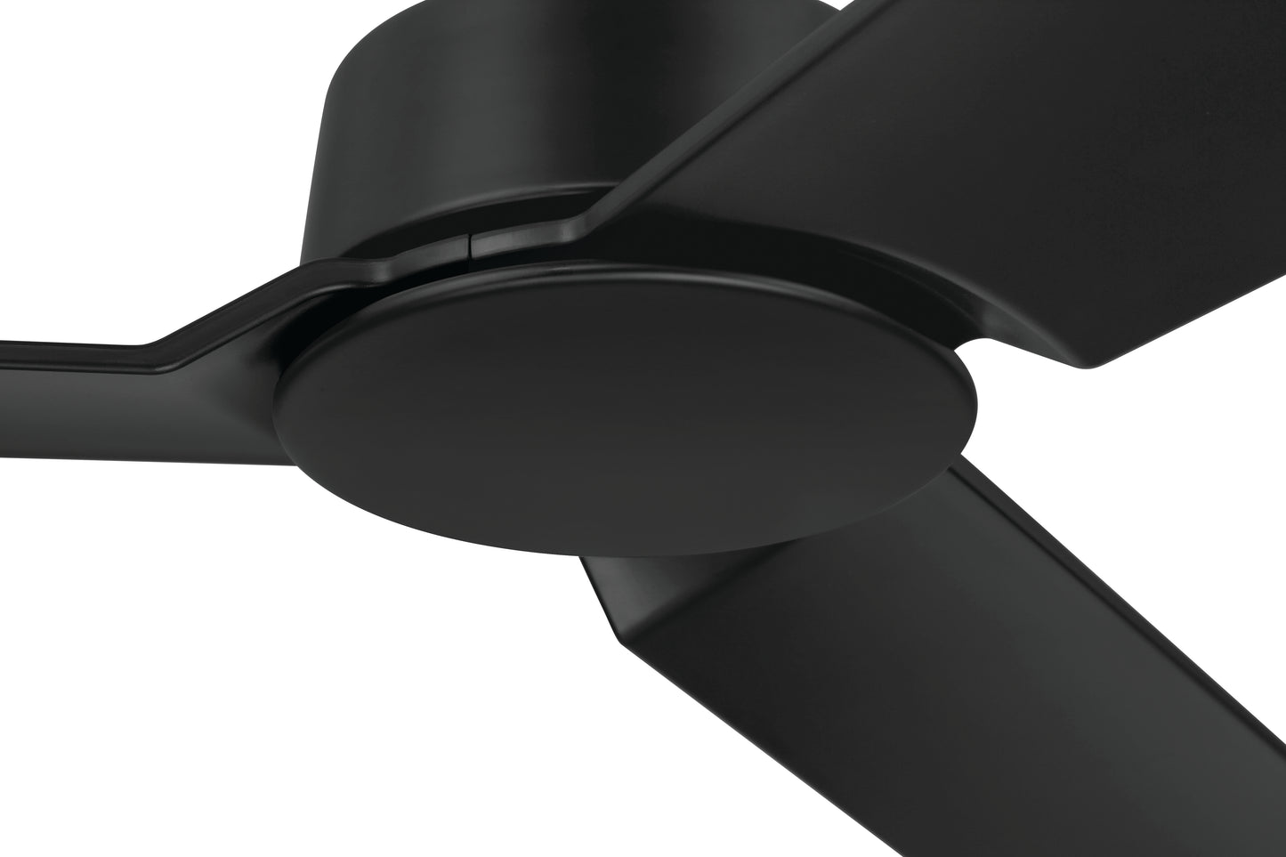 CHM52FB3 - Charming 52" 3-Blade Indoor/Outdoor Damp Rated Ceiling Fan 52" 3 Blade Indoor Outdoor Ceiling Fan with Light Kit - Flat Black