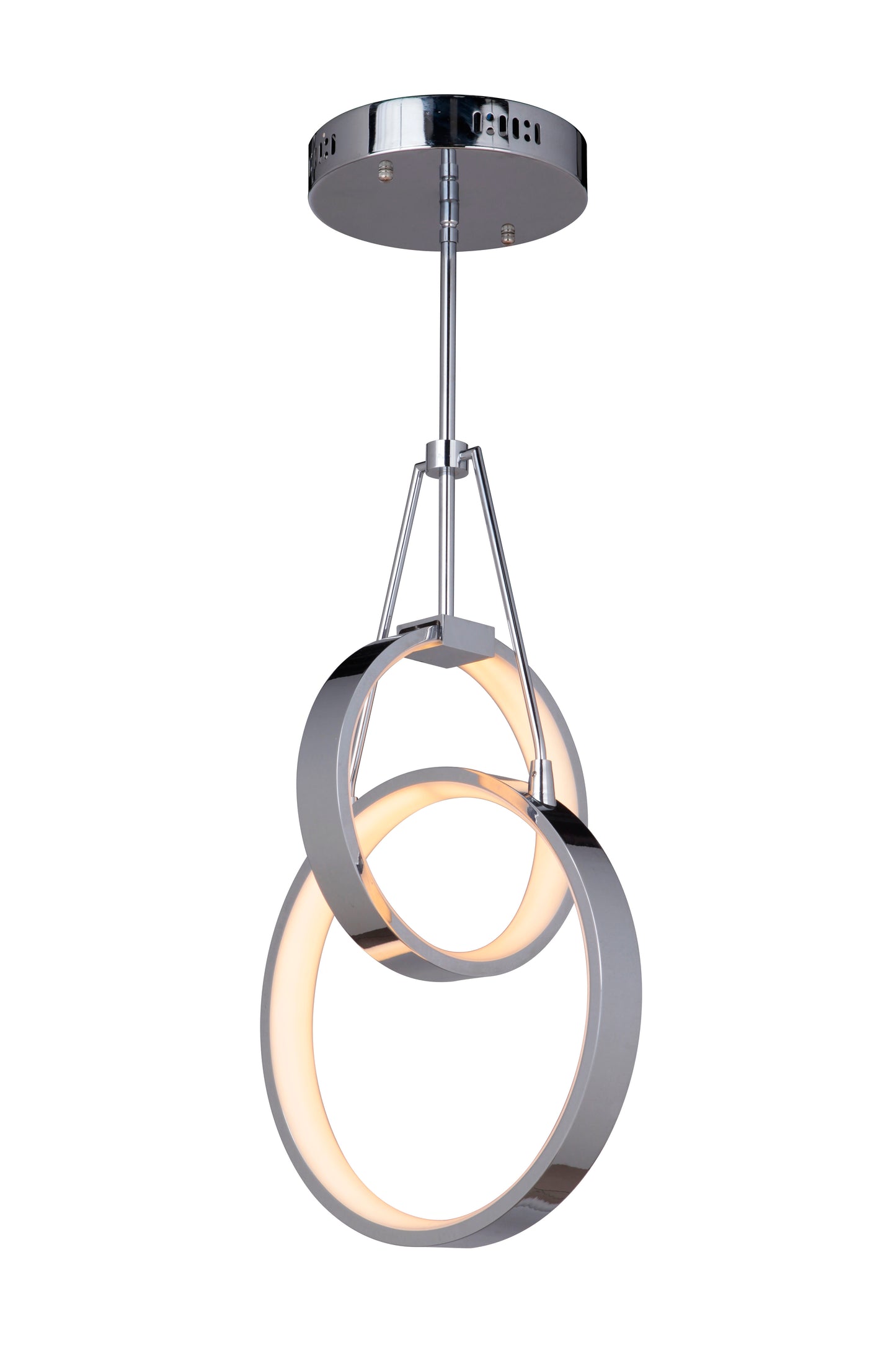 42723-CH-LED - Anillo 2 Light 9.4" Wide Pendant - Chrome