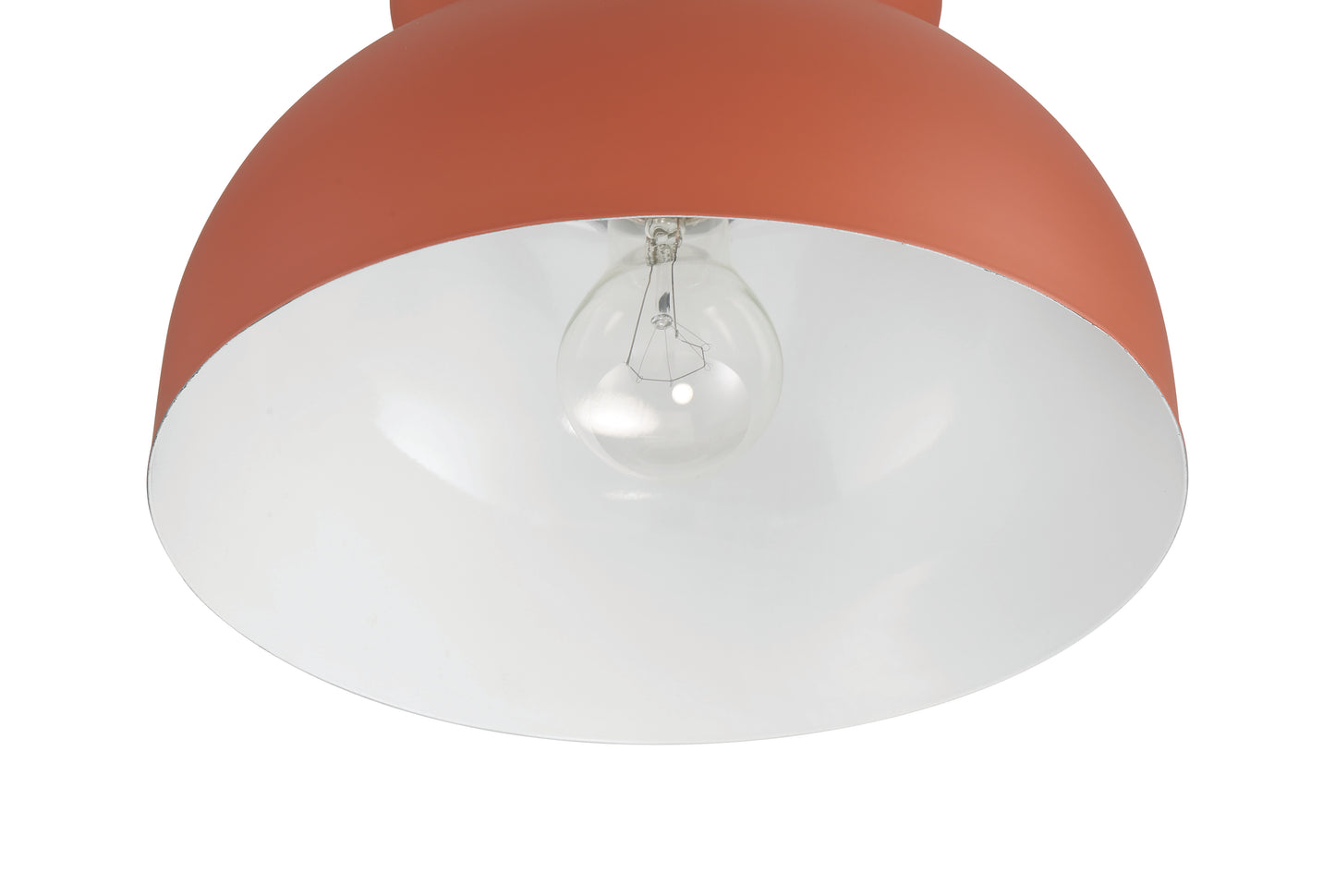 59181-BCY - Ventura Dome 1 Light 10.5" Wide Flush Mount - Baked Clay