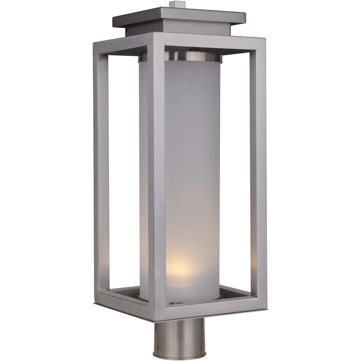 ZA1325-SS-LED - Vailridge 1 Light 20" High Post Mount - Stainless Steel