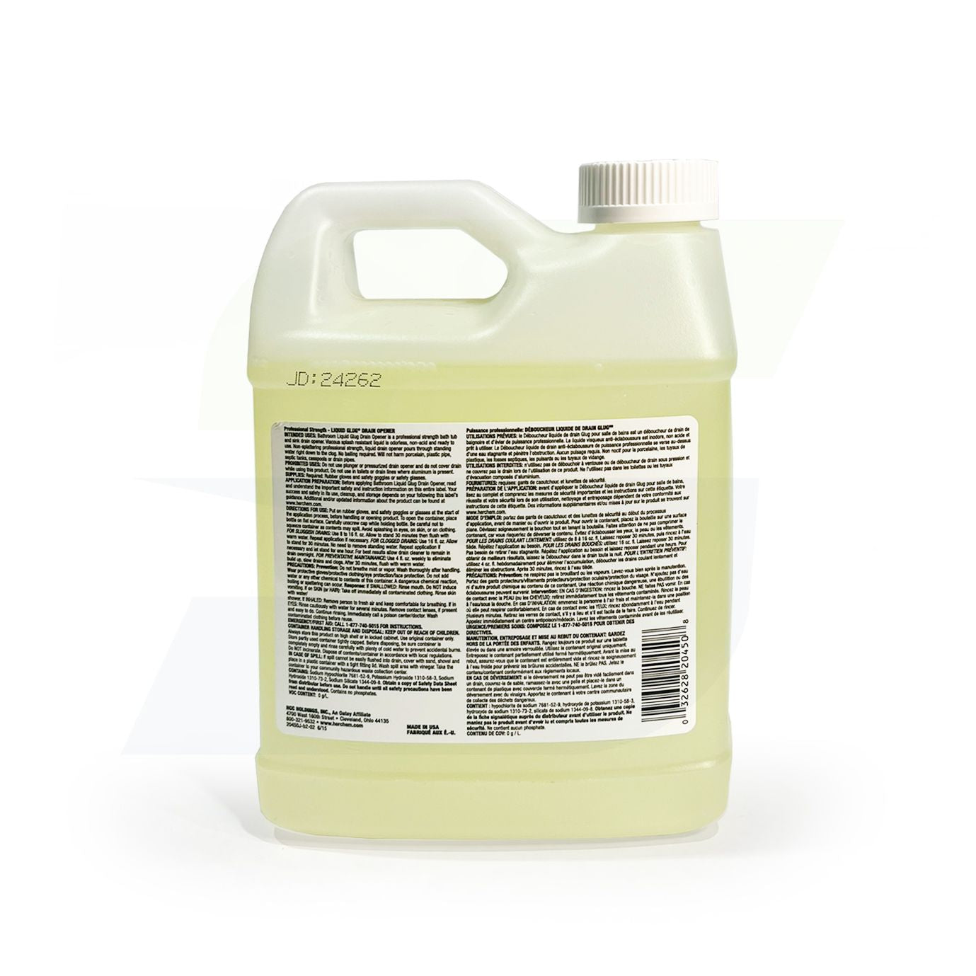 20450 - Hercules Glug Bath Drain Opener - 1 Quart