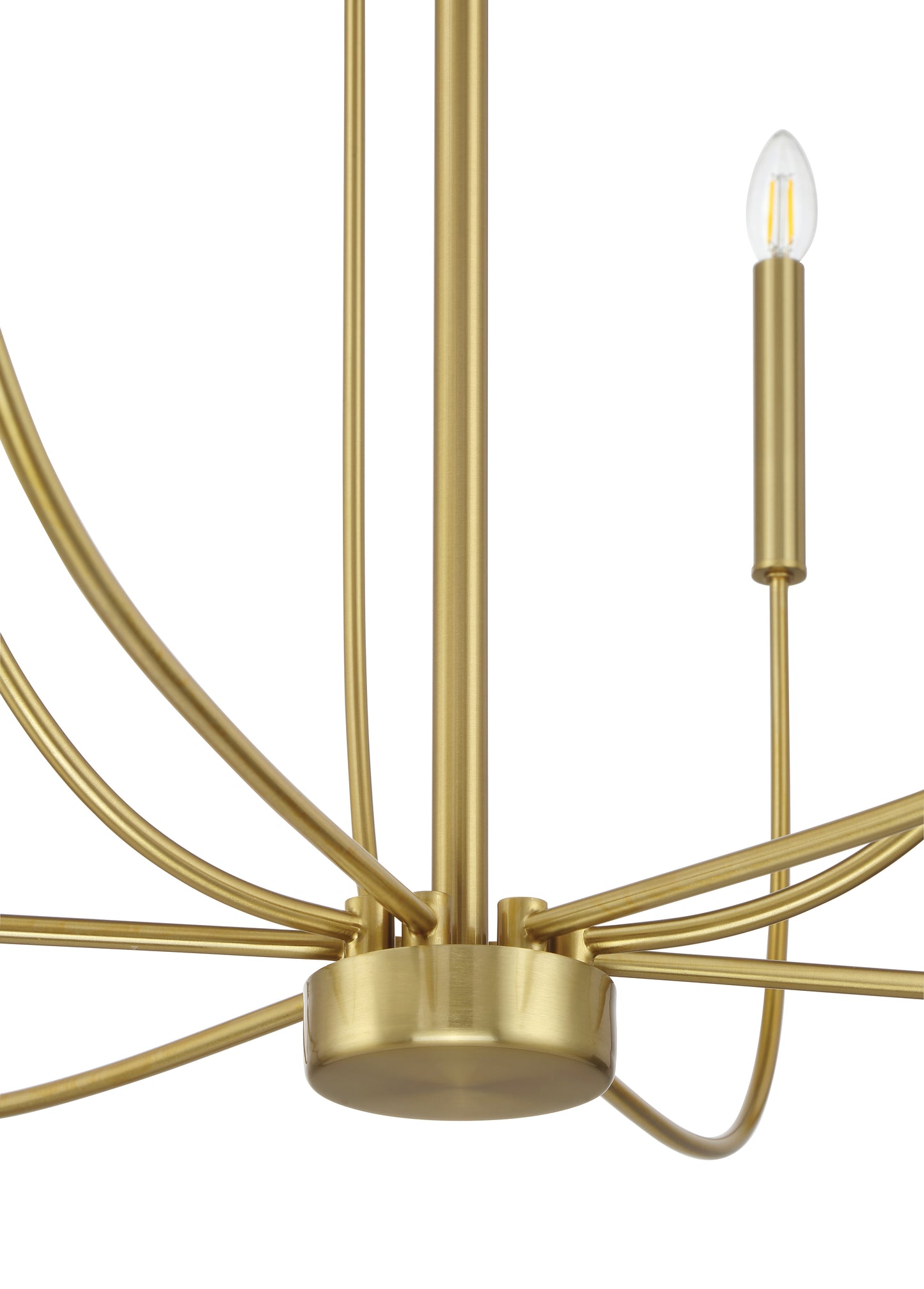 59829-SB - Traci 9 Light 37" Wide Chandelier - Satin Brass