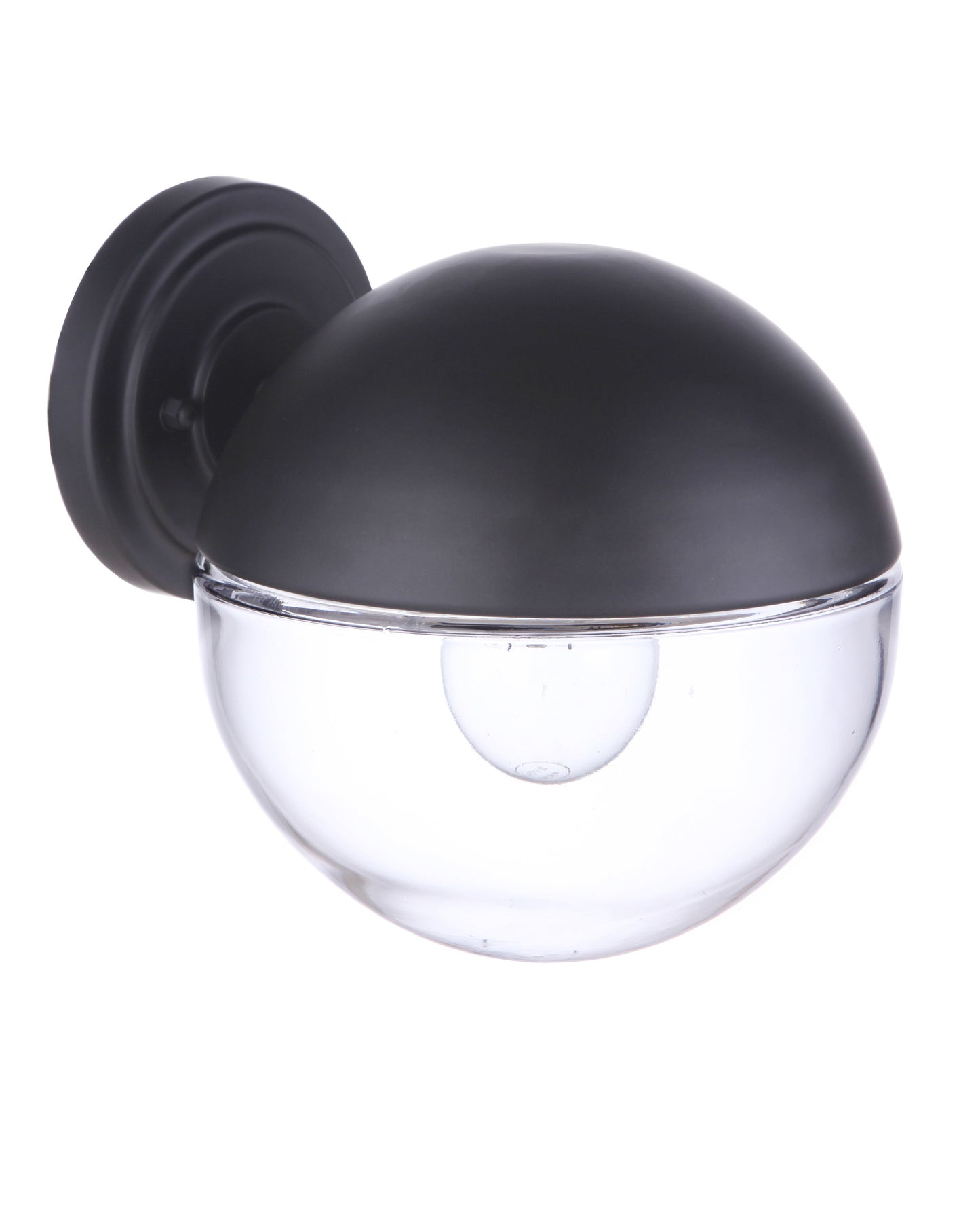 ZA3414-MN - Evie 1 Light 7.88" High Outdoor Wall Lantern - Midnight