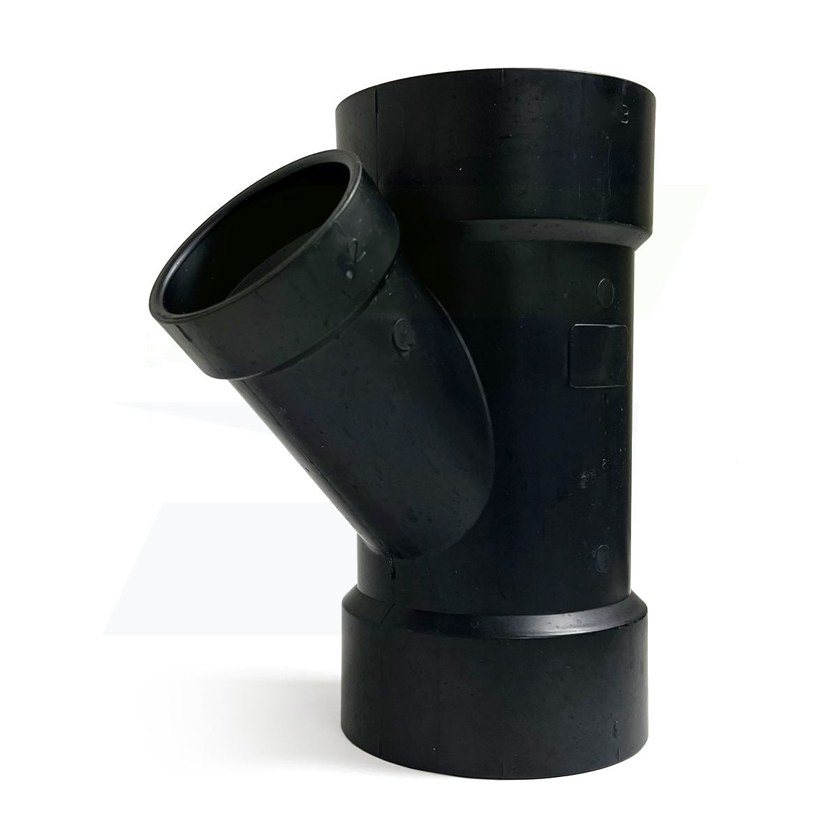 I090700 - 3" x 3" x 2" Hub ABS DWV 45 Degree Reducing Wye 5810R