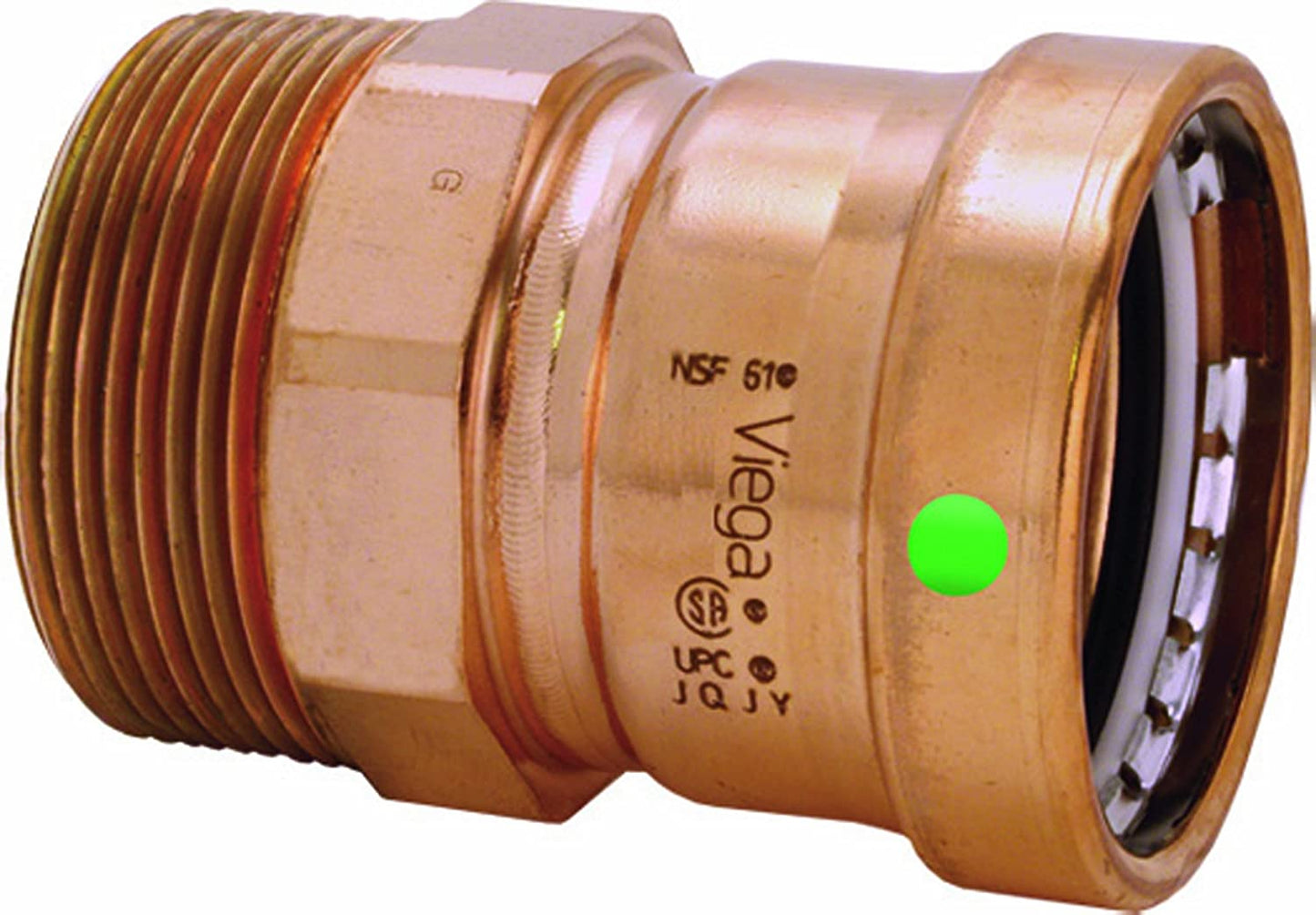 20819 - 2-1/2" ProPress XL-C x Female ProPress Adapter, Zero Lead