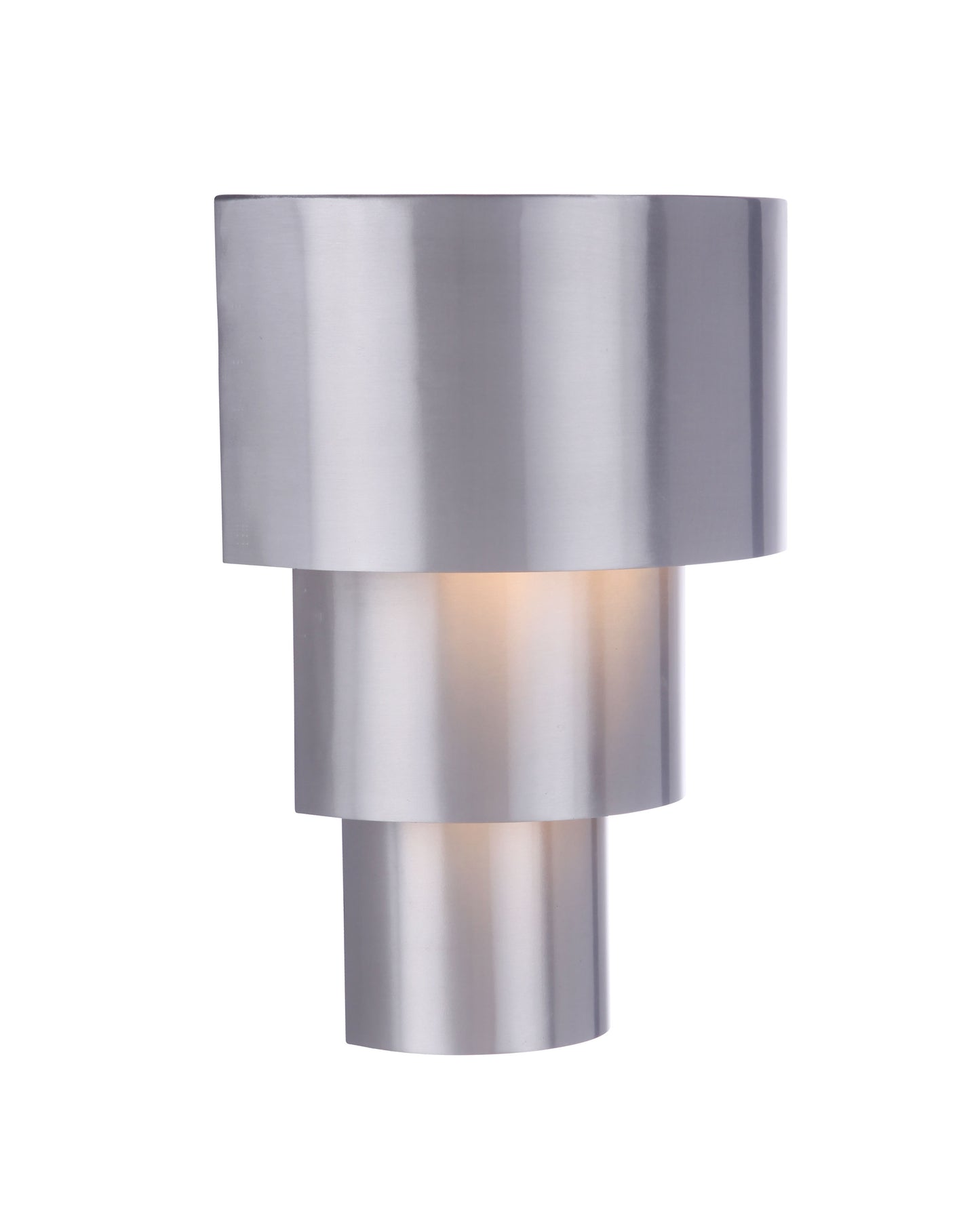 ZA5112-SA-LED - Midtown 1 Light 8.63" High Outdoor Pocket Lantern - Satin Aluminum