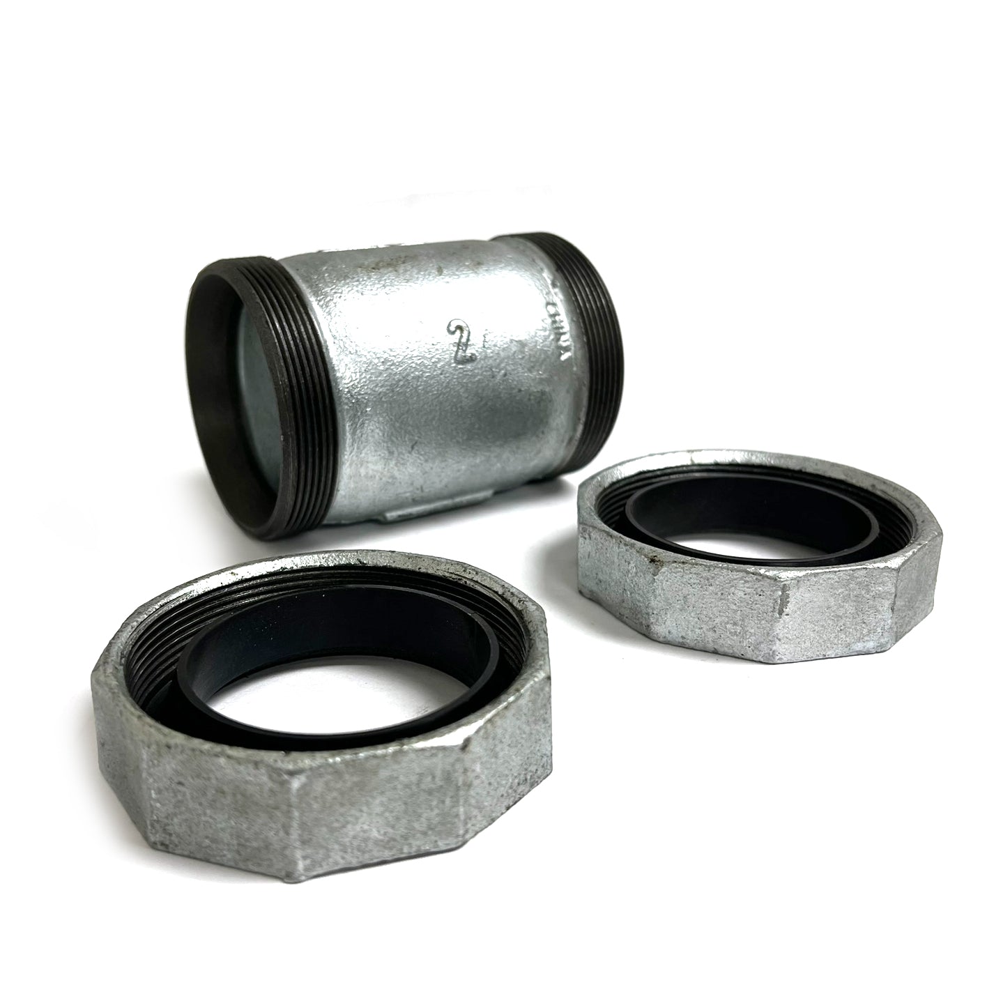 Matco-Norca 440L08C - 2" Galvanized Long Compression Coupling (440L08C)