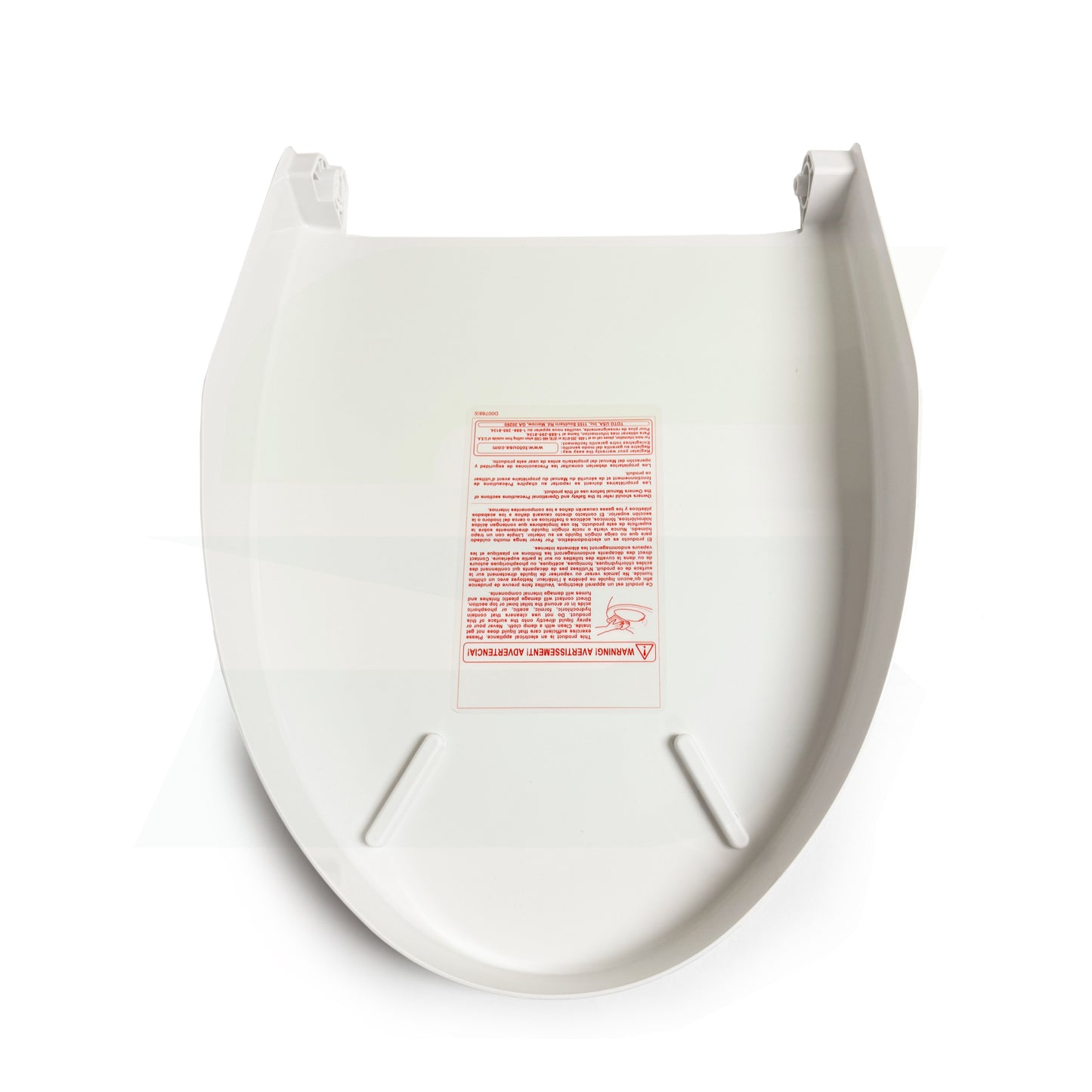 THU6453#01 - Replacement Elongated Lid Assembly for C2 & C5 WASHLET - Cotton White