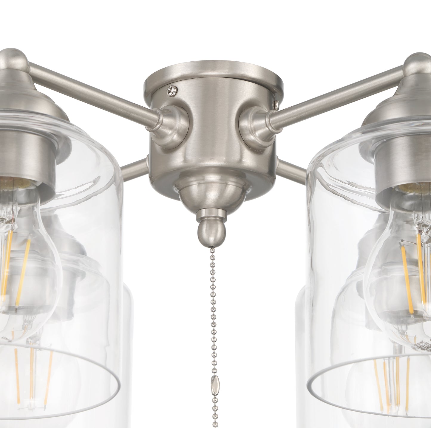 LK2606-4L-LED-BNK - 4 Light Light Kit in Brushed Polished Nickel (Clear Glass)