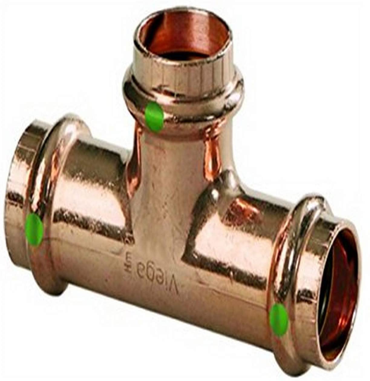22263 - 1" x 1/2" x 3/4" ProPress Copper Tee