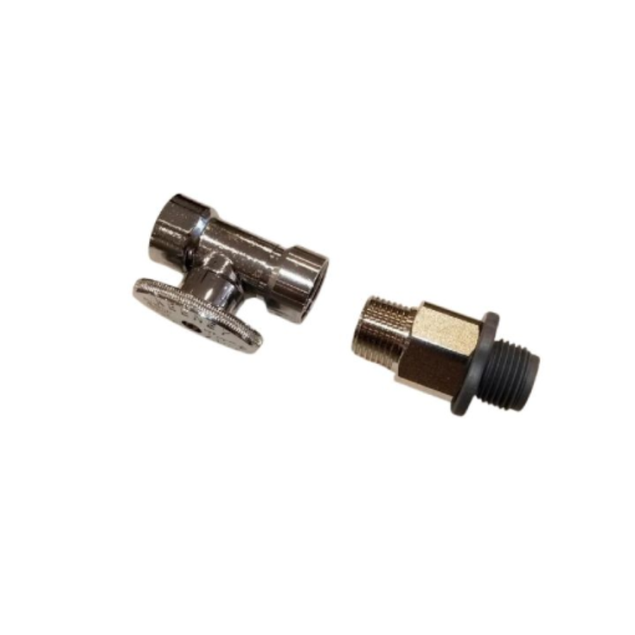 THU859 - Straight Shutoff Valve Kit with Remote Buttons