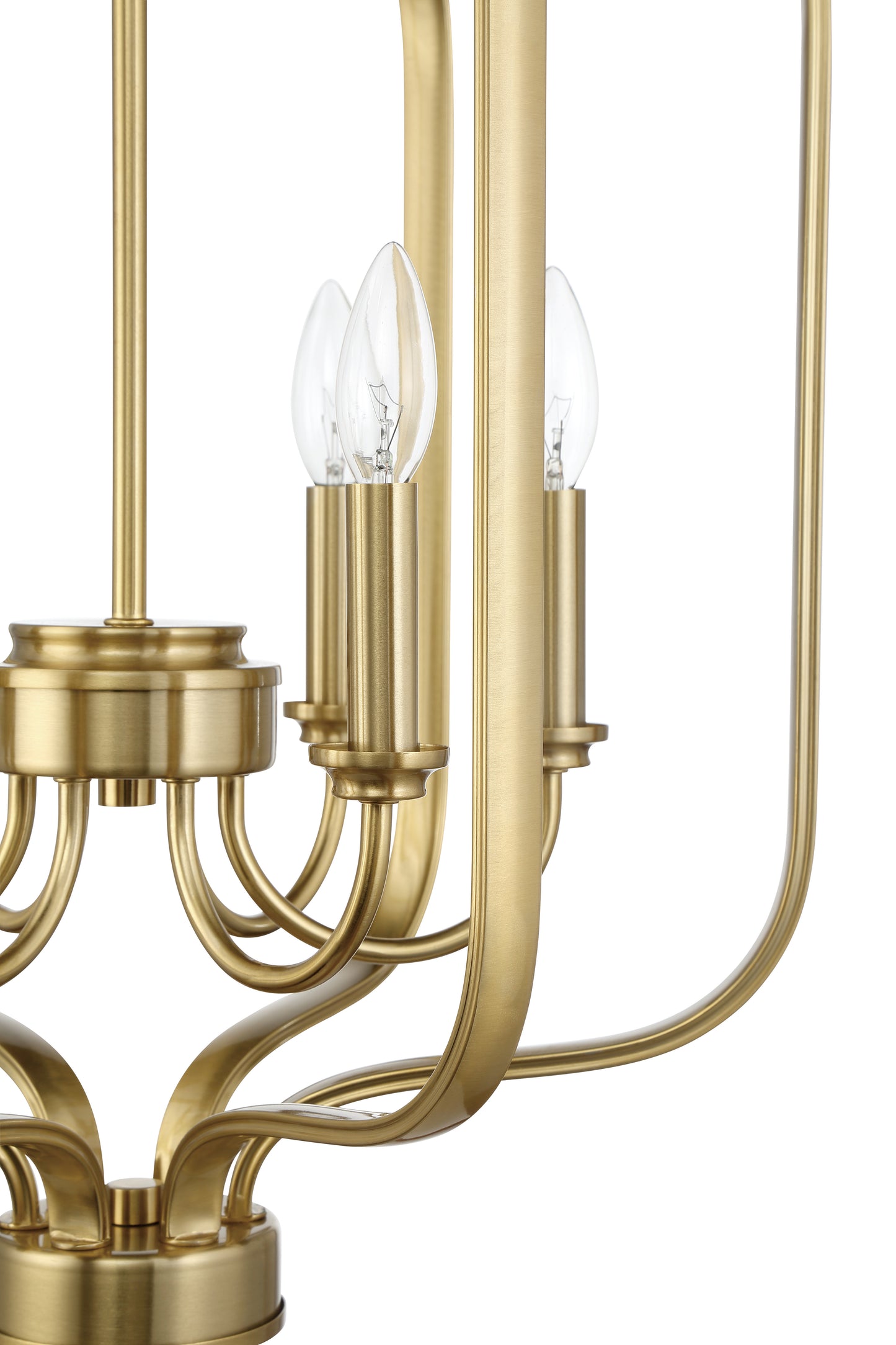 50536-SB - Bolden 6 Light 18" Wide Foyer Light - Satin Brass