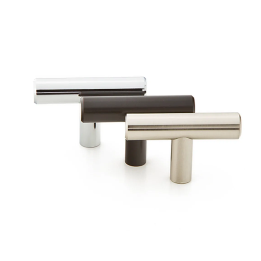 86357US4 - Mid Century Modern - 2" Long Bar Knob - Satin Brass