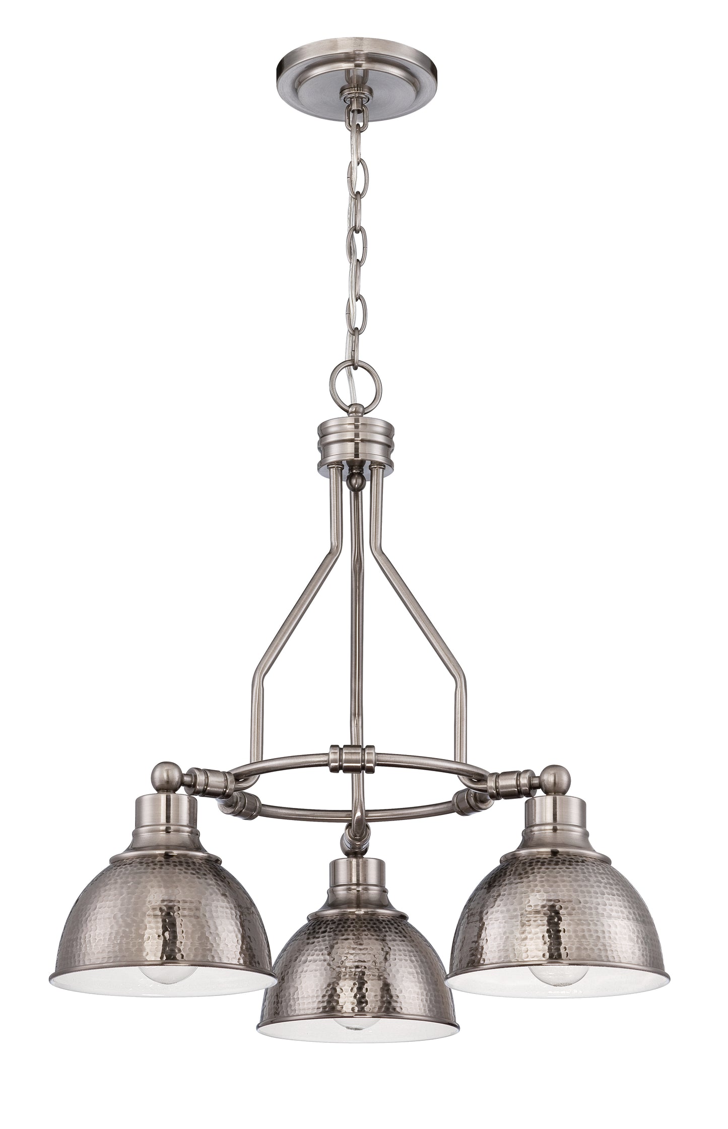 35923-AN - Timarron 3 Light 22" Wide Chandelier - Antique Nickel