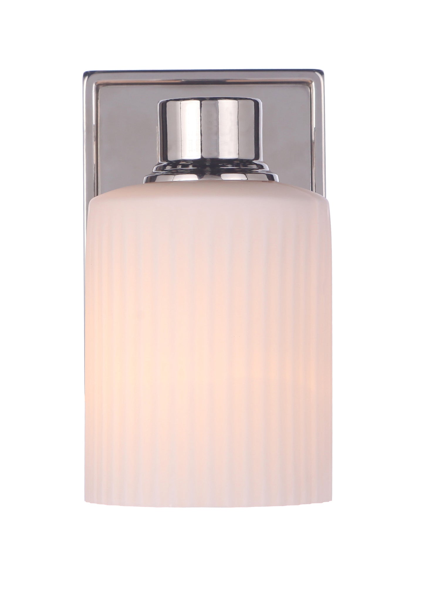 12905PLN1 - Bretton 1 Light 8" High Wall Sconce - Polished Nickel
