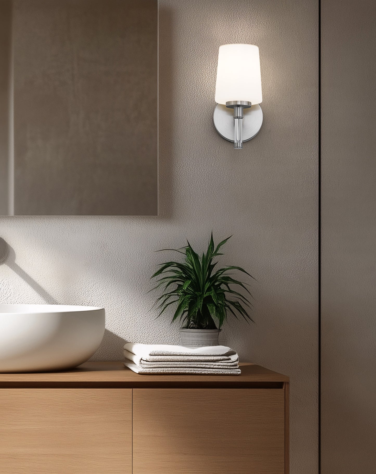 7700-1V-BN - Henri 1 Light 5" Vanity - Brushed Nickel
