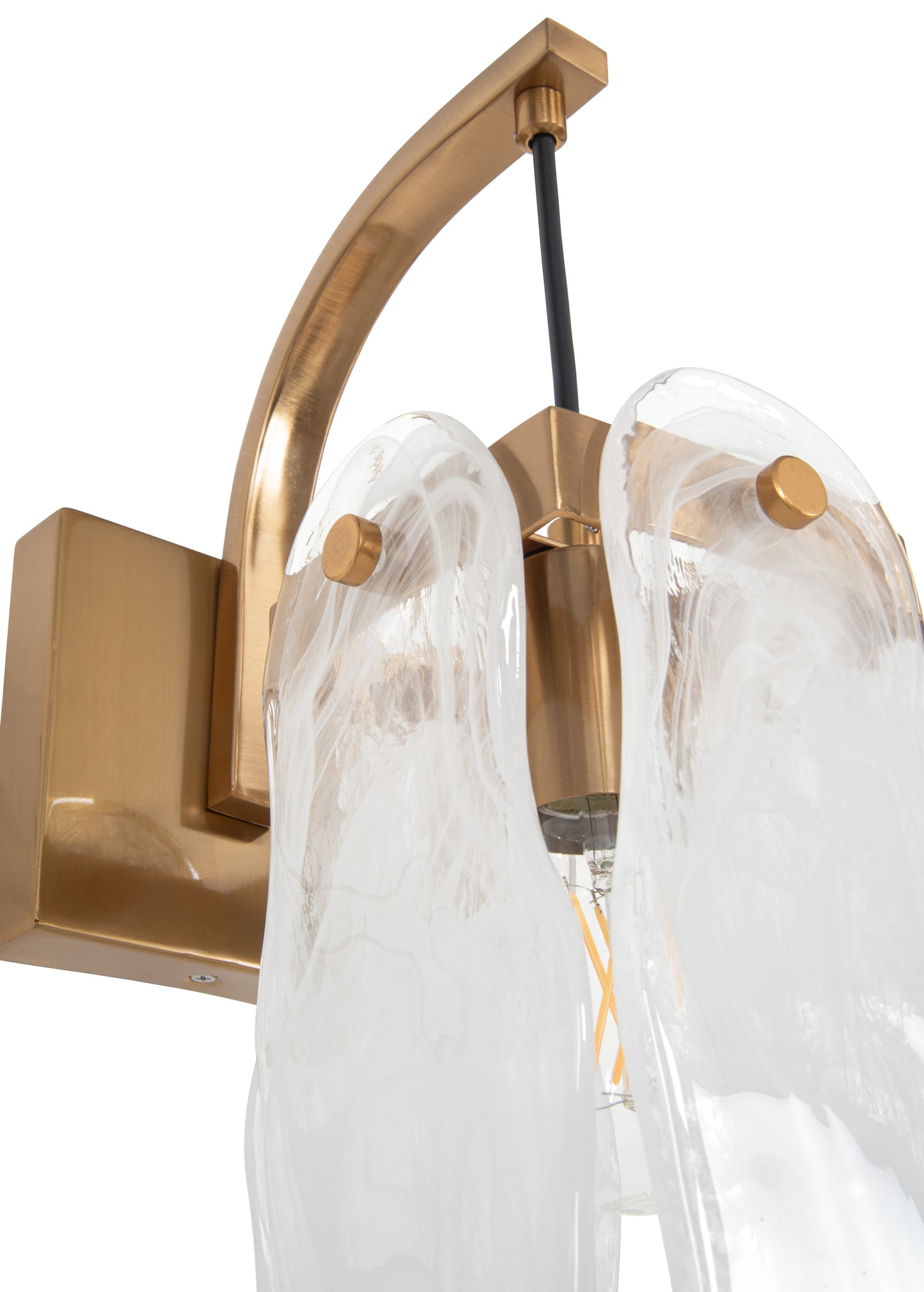 59961-SB - Angela 1 Light 17" High Wall Sconce - Satin Brass