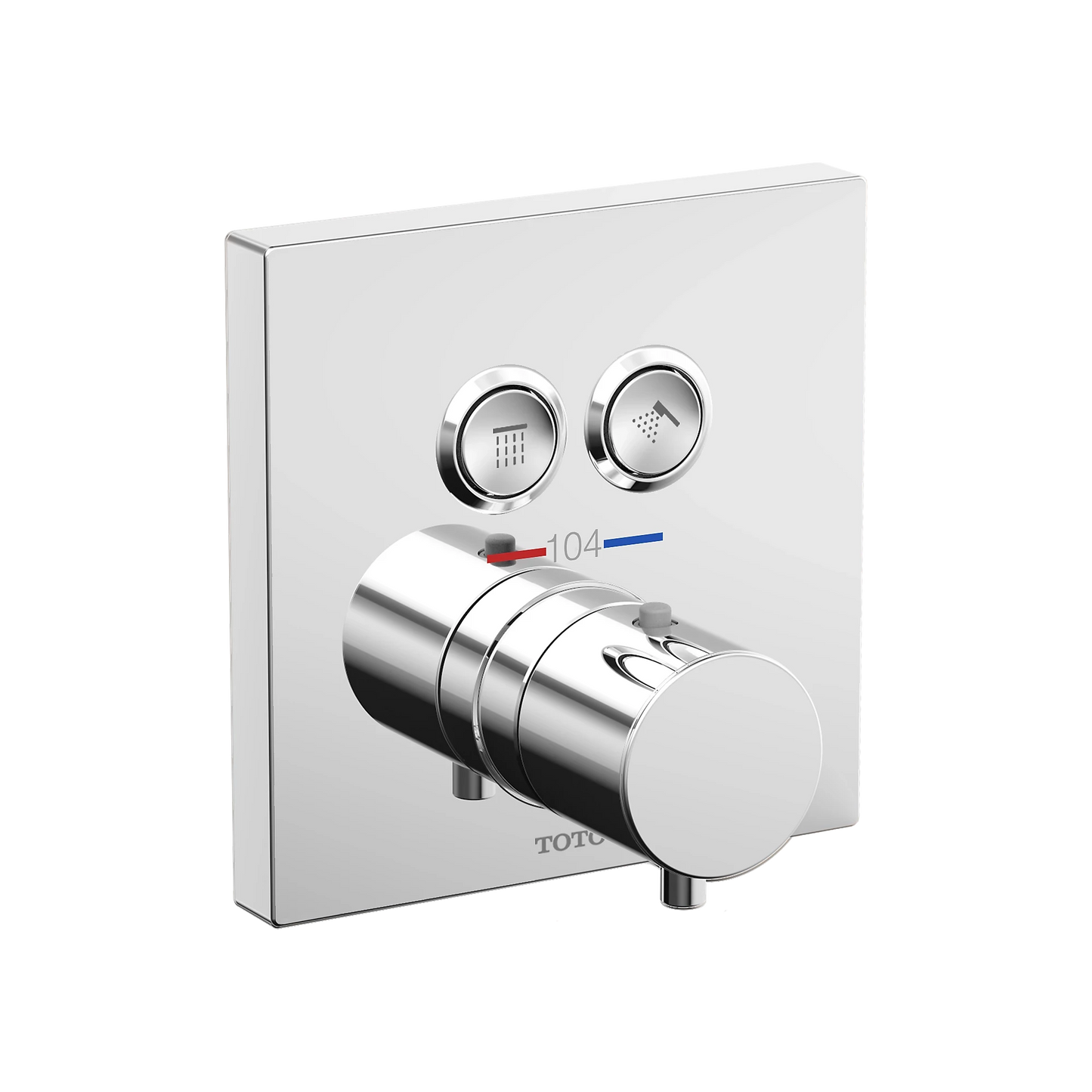 TBV02406U#CP - Thermo 2way Push Button Valve - Polished Chrome