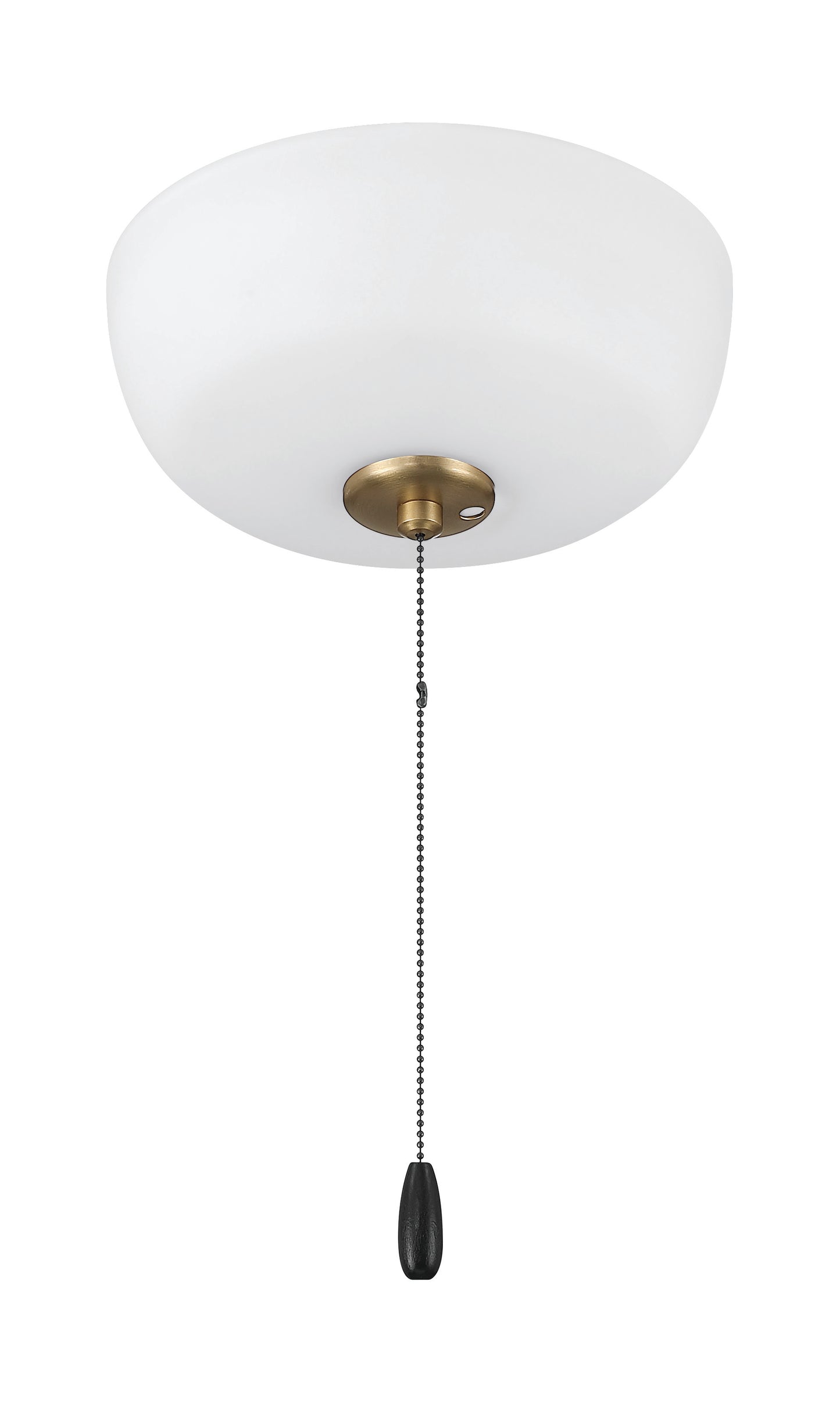 LK2601-2LWF-SB - 2 Light Bowl Light Kit in Satin Brass (White Frost Glass)