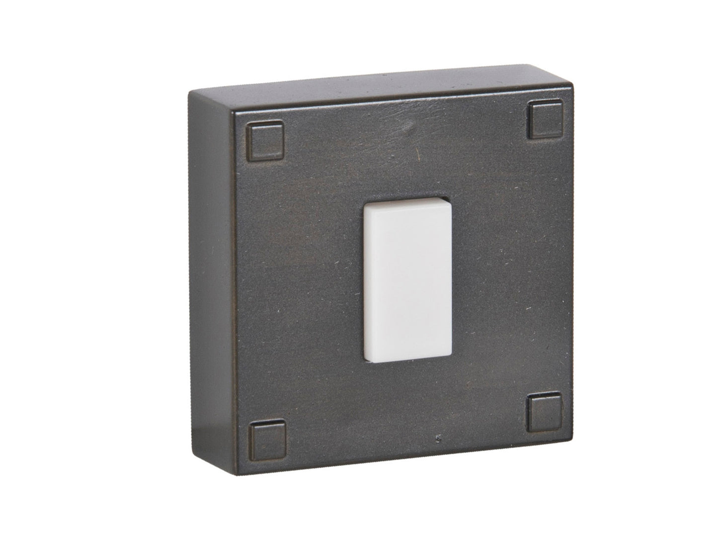 PB5015-BZ - Push Button-Surface Mount 1 Light 2.36" Wide Chime Button - Bronze