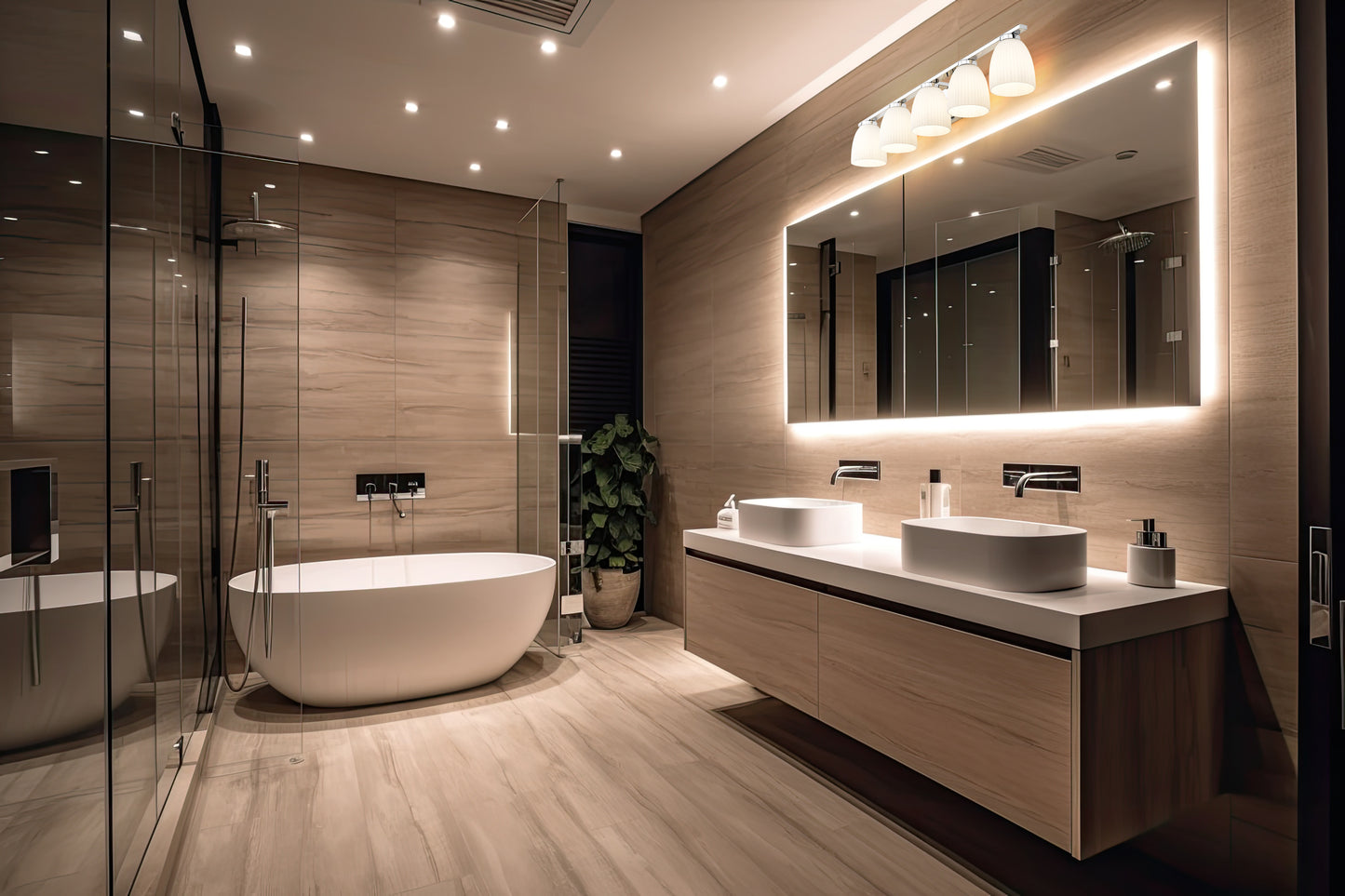 7518-5V-CH - Naya 5 Light 40" Vanity - Chrome
