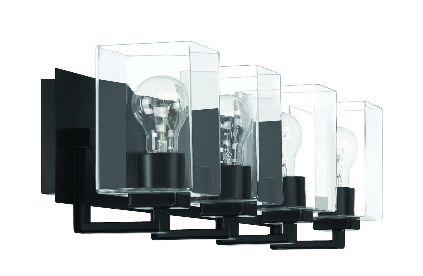 18532FB4 - McClane 4 Light 32" Wide Vanity Light - Flat Black