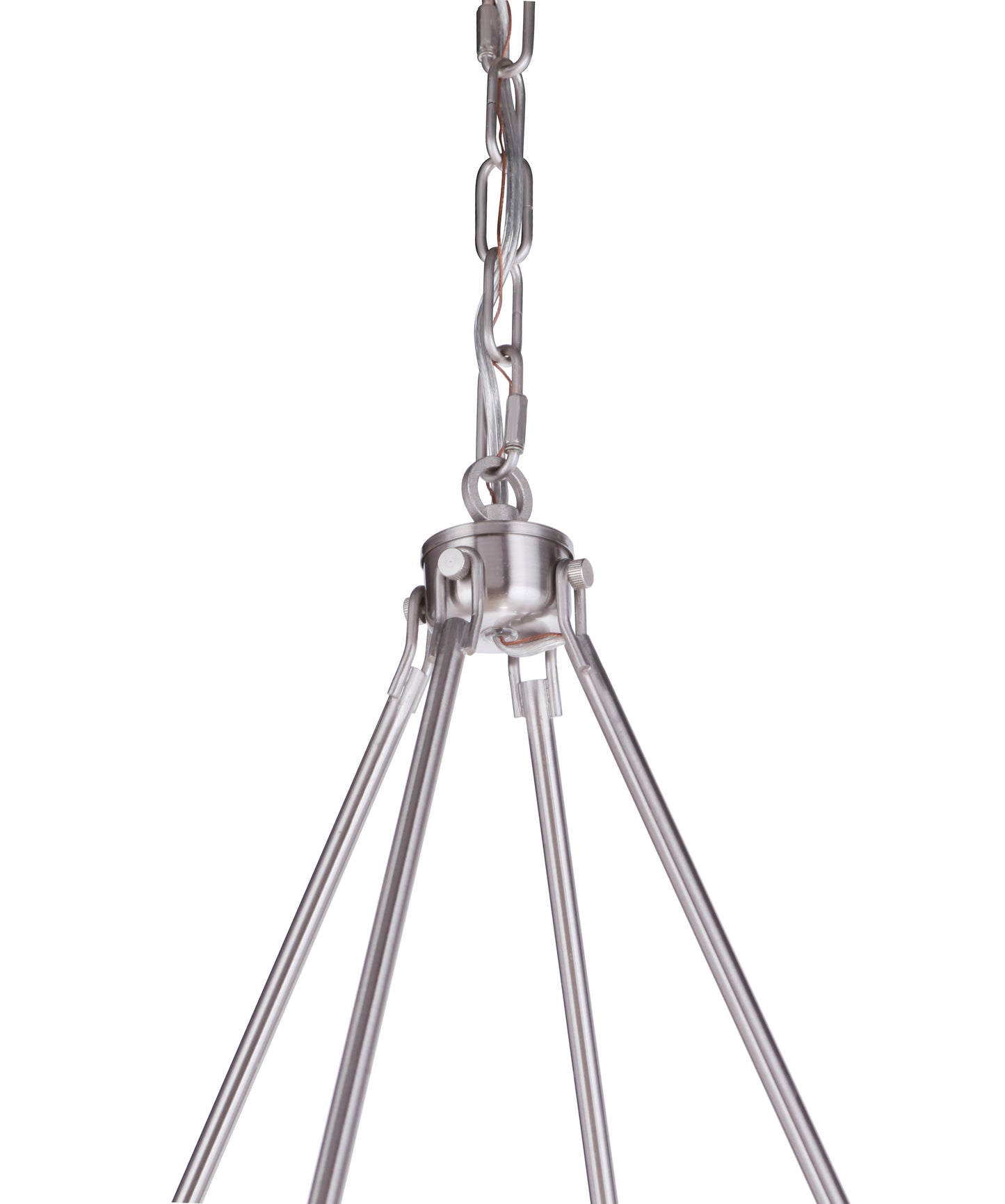 54328-BNK - Larrson 8 Light 20" Wide Chandelier - Brushed Nickel