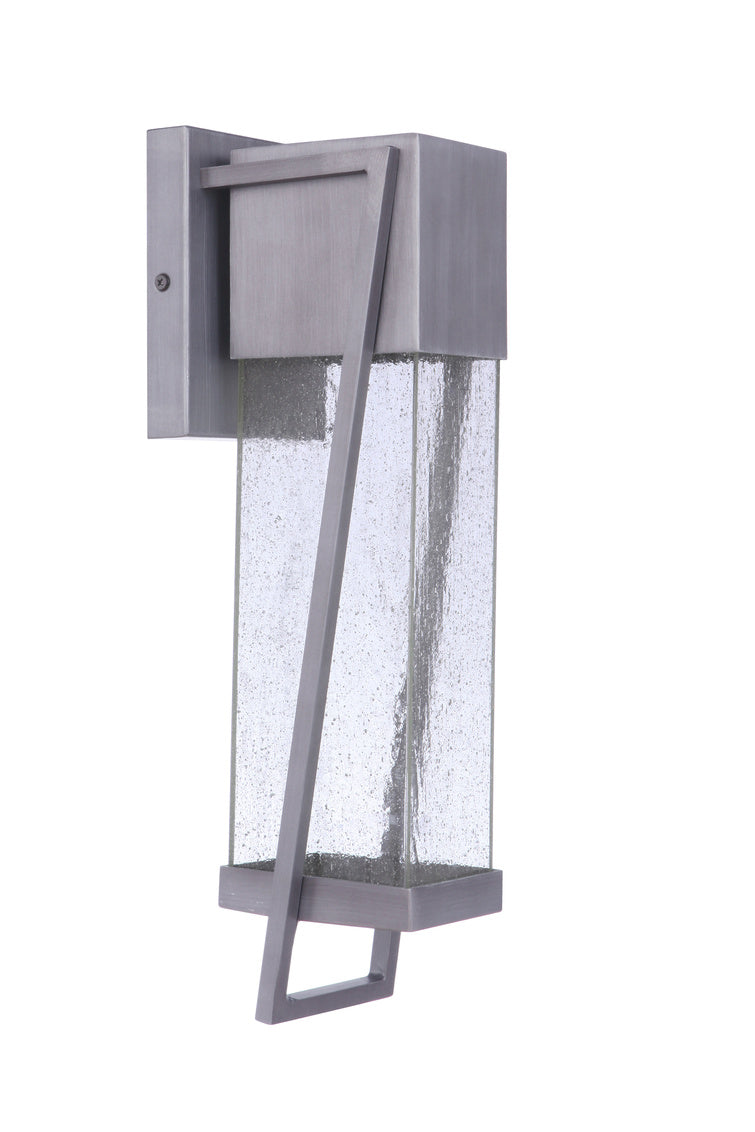 ZA4414-BT-LED - Bryce 1 Light 17" High Outdoor Wall Lantern - Brushed Titanium