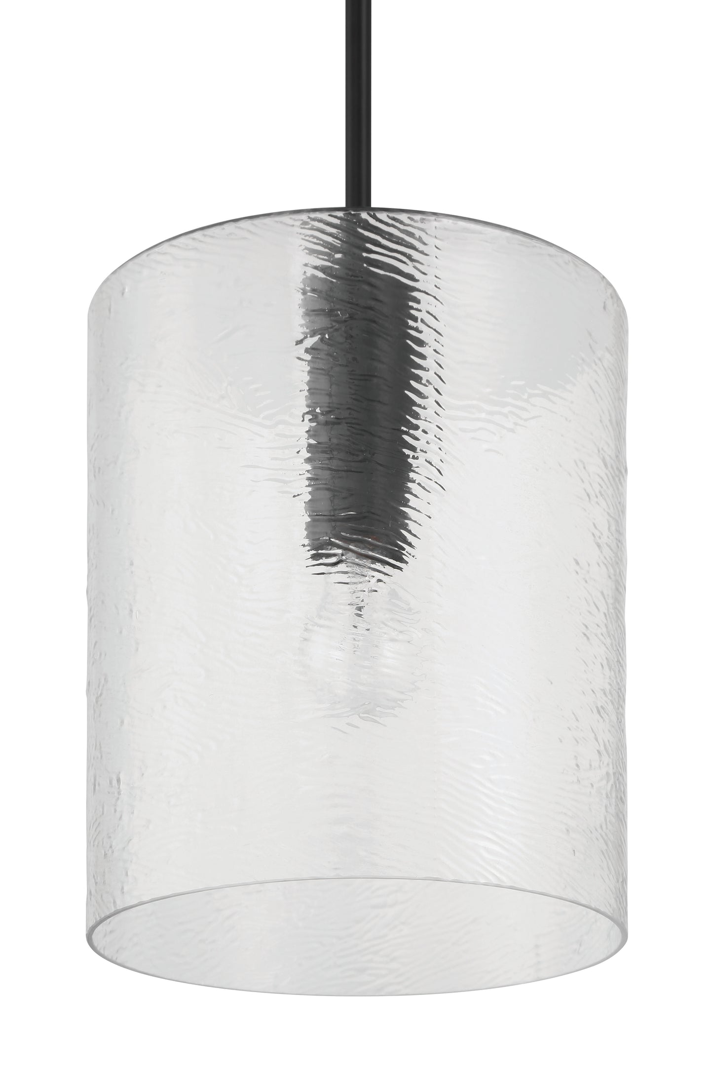60292-FB - Lyndsey 1 Light 10" Wide Pendant - Flat Black