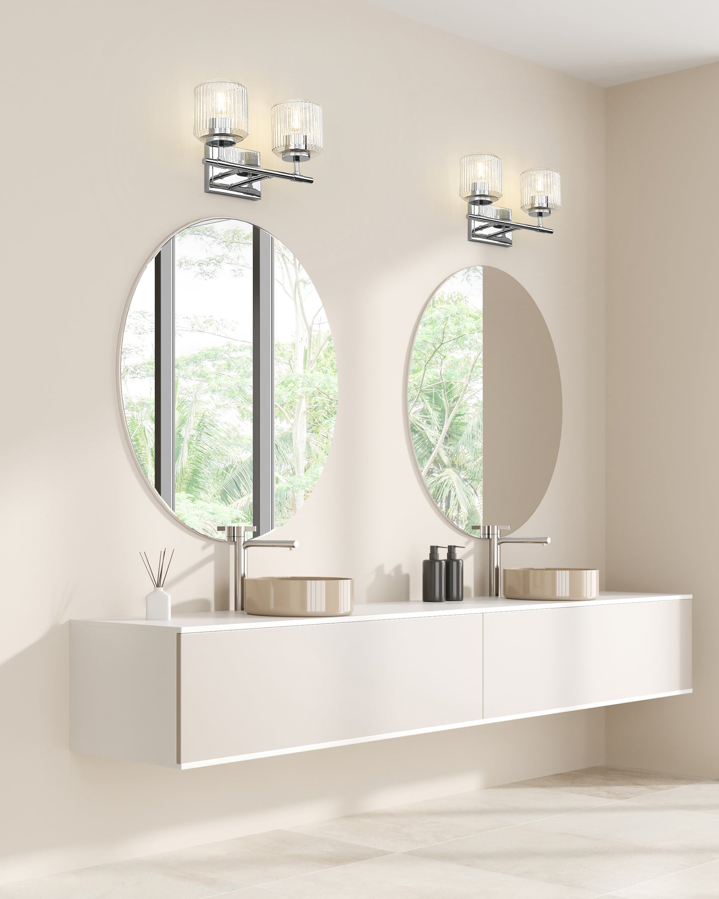 7515-2V-CH - Landon 2 Light 14" Vanity - Chrome